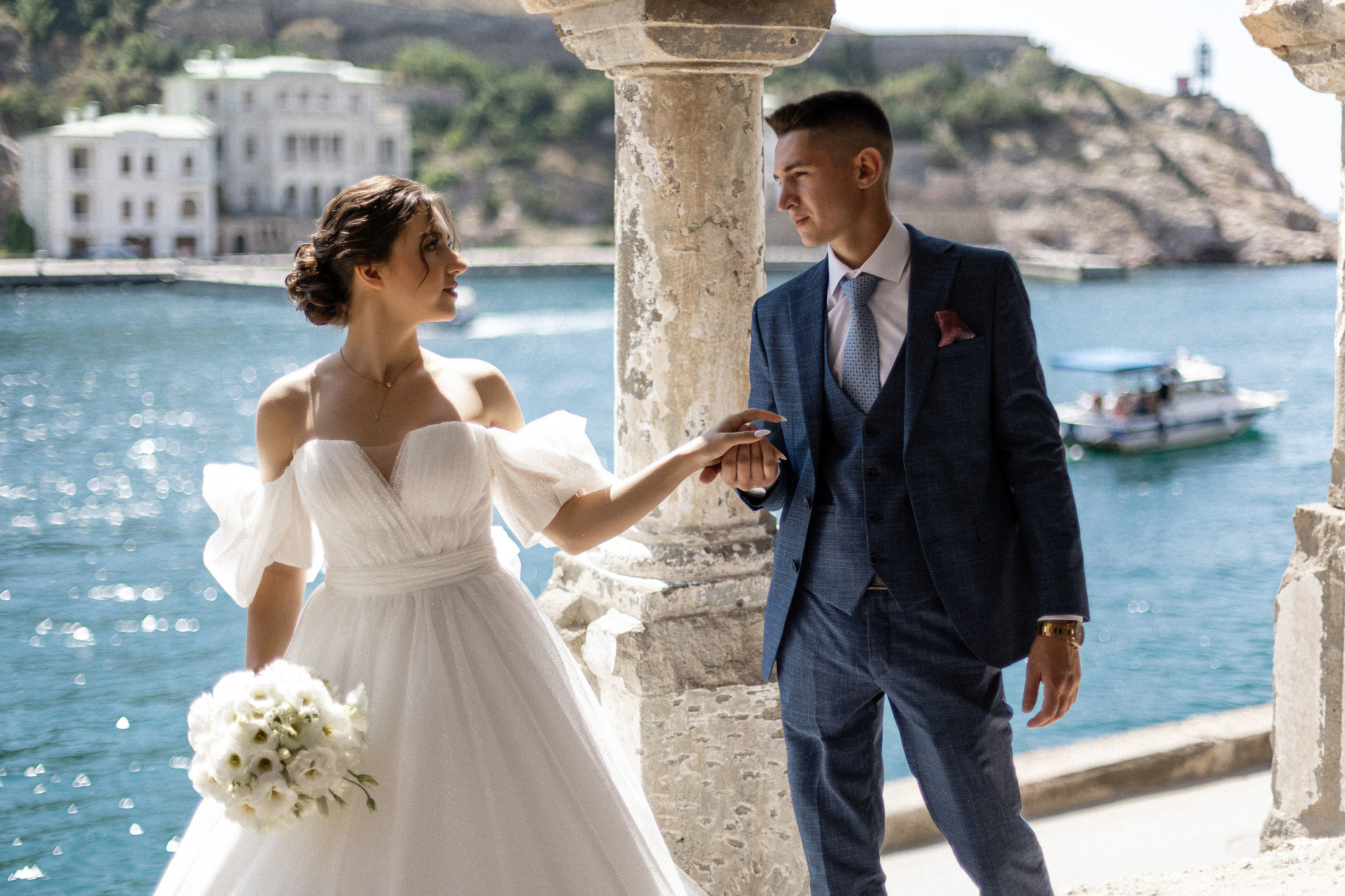 Женя и Лера - свадьба в Севастополе, Балаклаве, Фиоленте, Херсонесе. Свадебный фотограф, фотосъемка в Крыму, Севастополе, Симферополе, Ялте