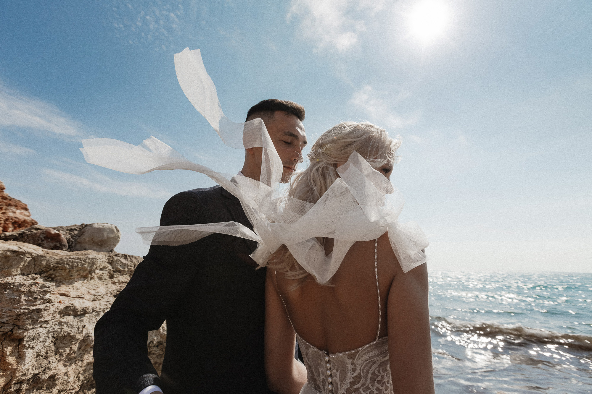 Сергей и Глафира - свадьба для двоих весной в Севастополе. Свадебный фотограф, фотосъемка в Крыму, Севастополе, Симферополе, Ялте