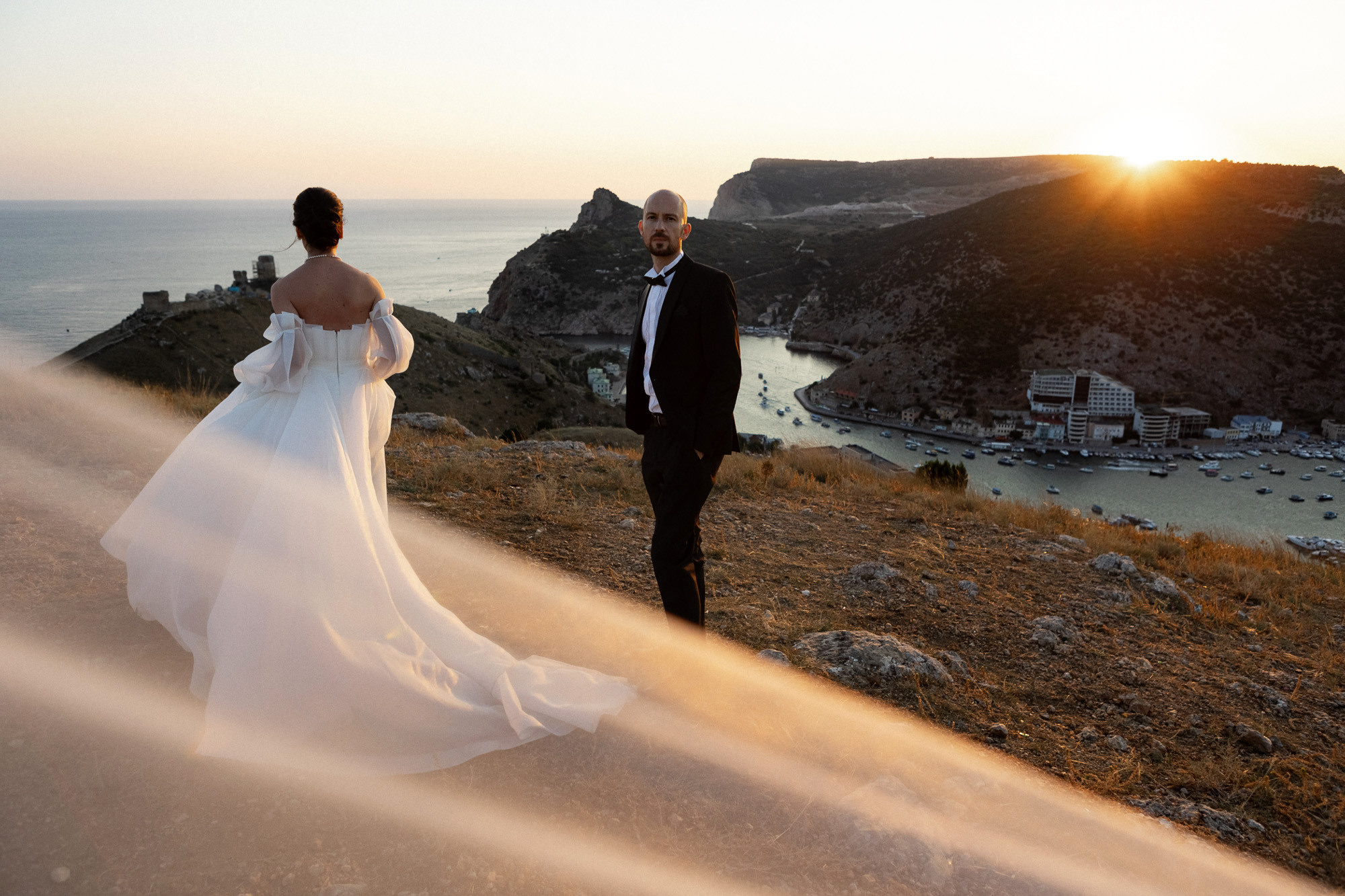 Костя и Валя - свадьба, выездная церемония, банкет и фотосессия. Свадебный фотограф, фотосъемка в Крыму, Севастополе, Симферополе, Ялте