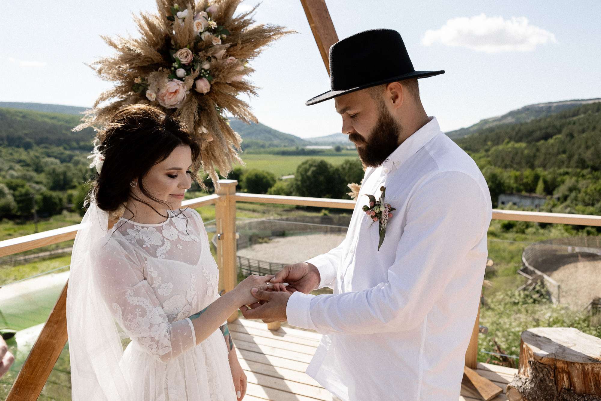 Свадьба Славы и Алексы в стиле Бохо. Свадебный фотограф, фотосъемка в Крыму, Севастополе, Симферополе, Ялте