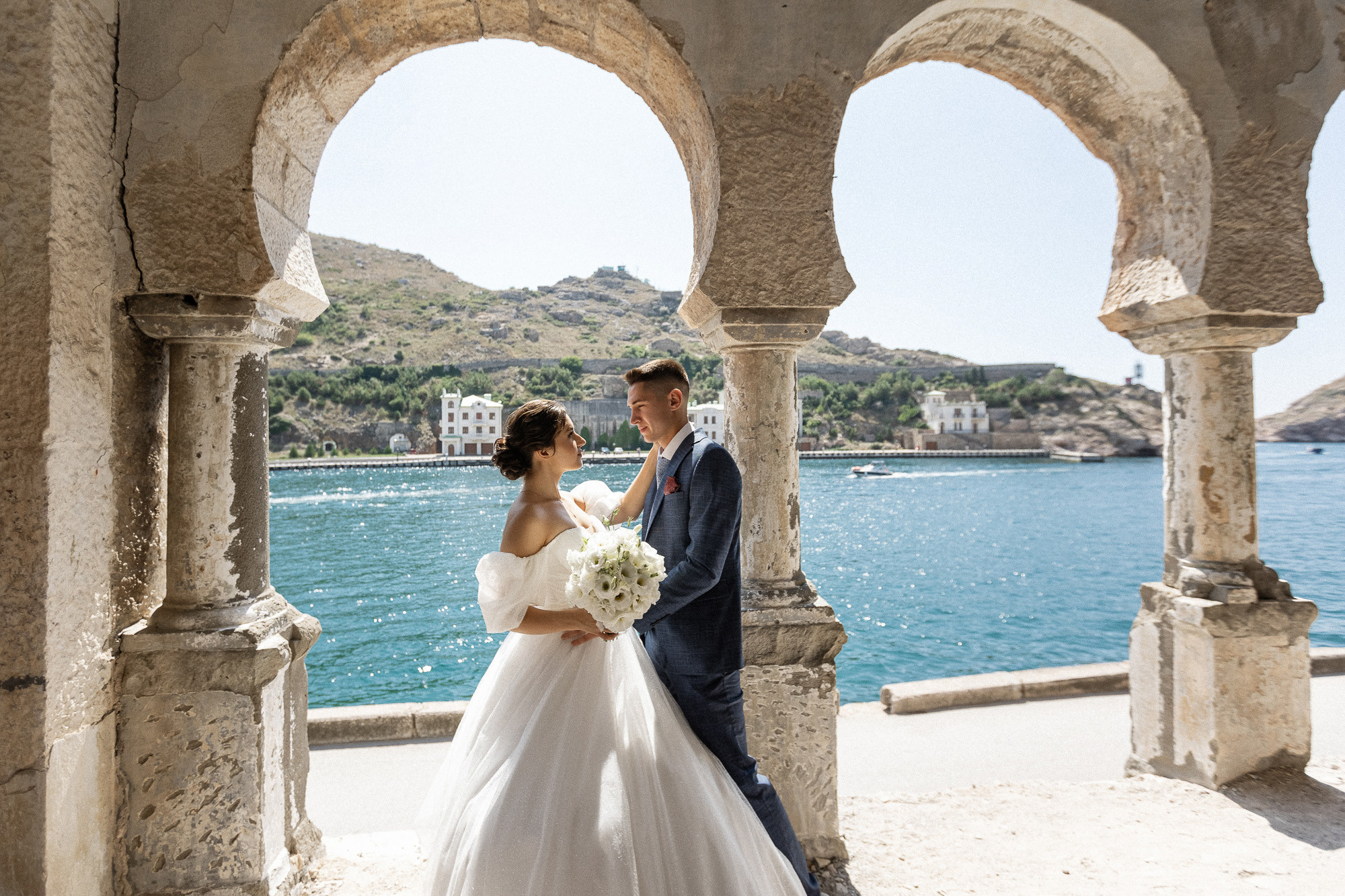 Женя и Лера - свадьба в Севастополе, Балаклаве, Фиоленте, Херсонесе. Свадебный фотограф, фотосъемка в Крыму, Севастополе, Симферополе, Ялте