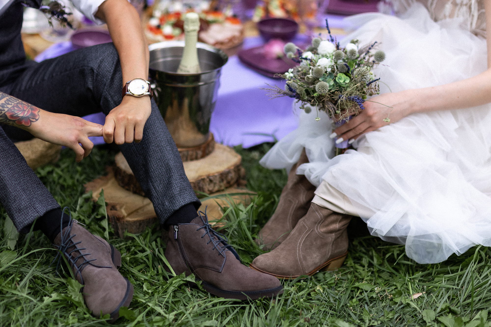 Денис и Таня - свадебная рекламная фотосессия на Грушевом озере. Свадебный фотограф, фотосъемка в Крыму, Севастополе, Симферополе, Ялте