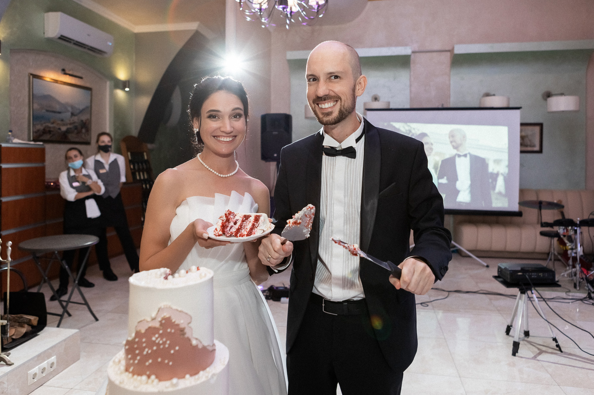 Костя и Валя - свадьба, выездная церемония, банкет и фотосессия. Свадебный фотограф, фотосъемка в Крыму, Севастополе, Симферополе, Ялте