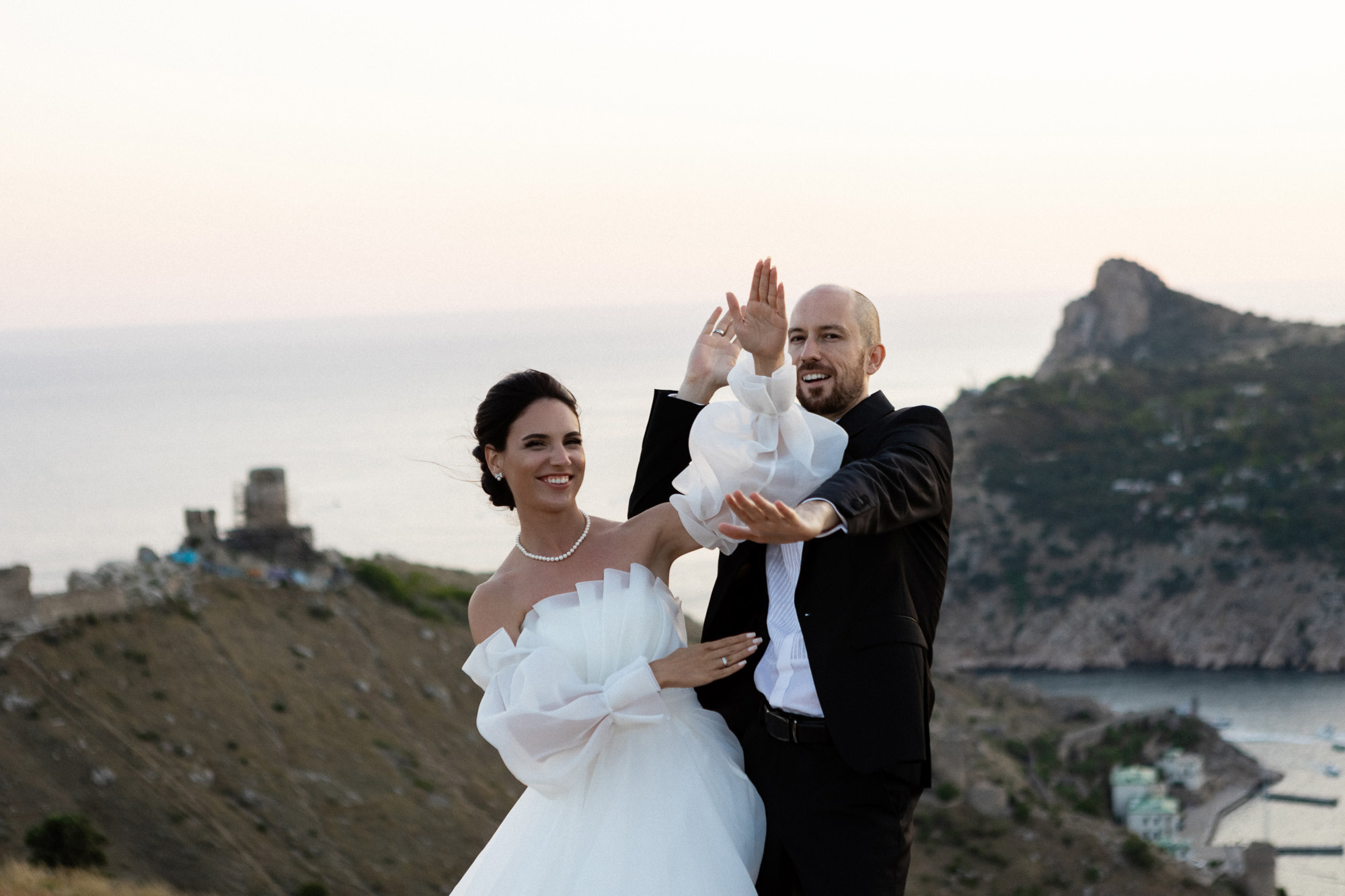 Костя и Валя - свадьба, выездная церемония, банкет и фотосессия. Свадебный фотограф, фотосъемка в Крыму, Севастополе, Симферополе, Ялте