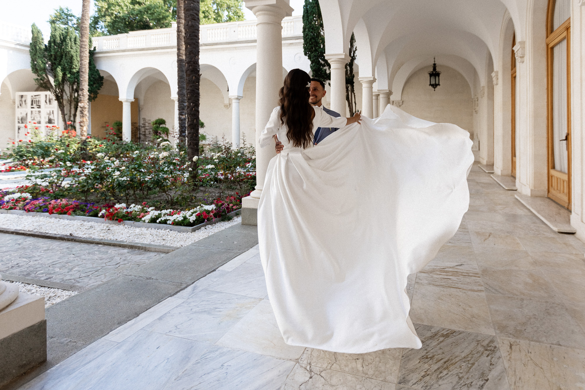 Женя и Настя - свадьба в Гурзуфе в отеле Алтея и Ливадийском дворце. Свадебный фотограф, фотосъемка в Крыму, Севастополе, Симферополе, Ялте