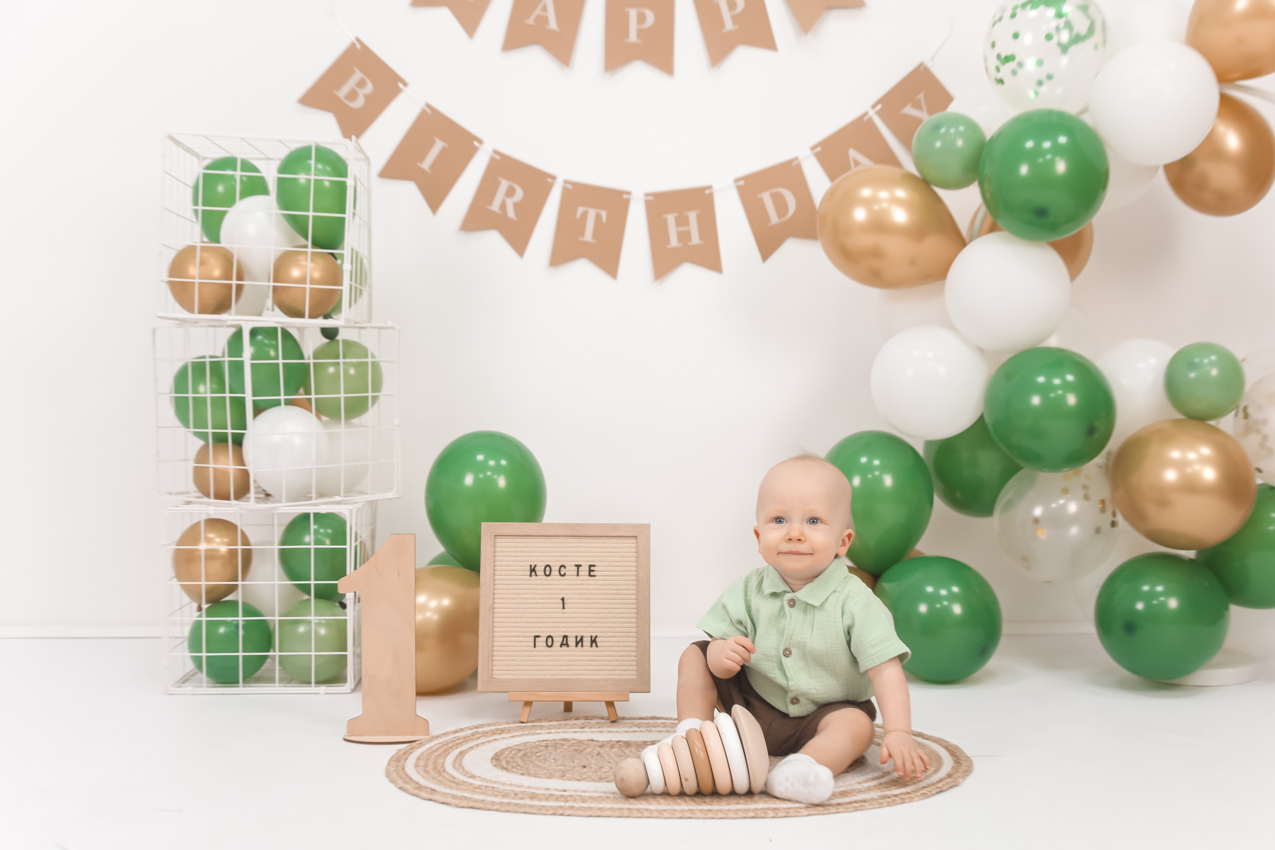 1й Годик Кости. Детский и Семейный фотограф в Санкт-Петербурге. Детская Фотостудия «FAMILY STORY»