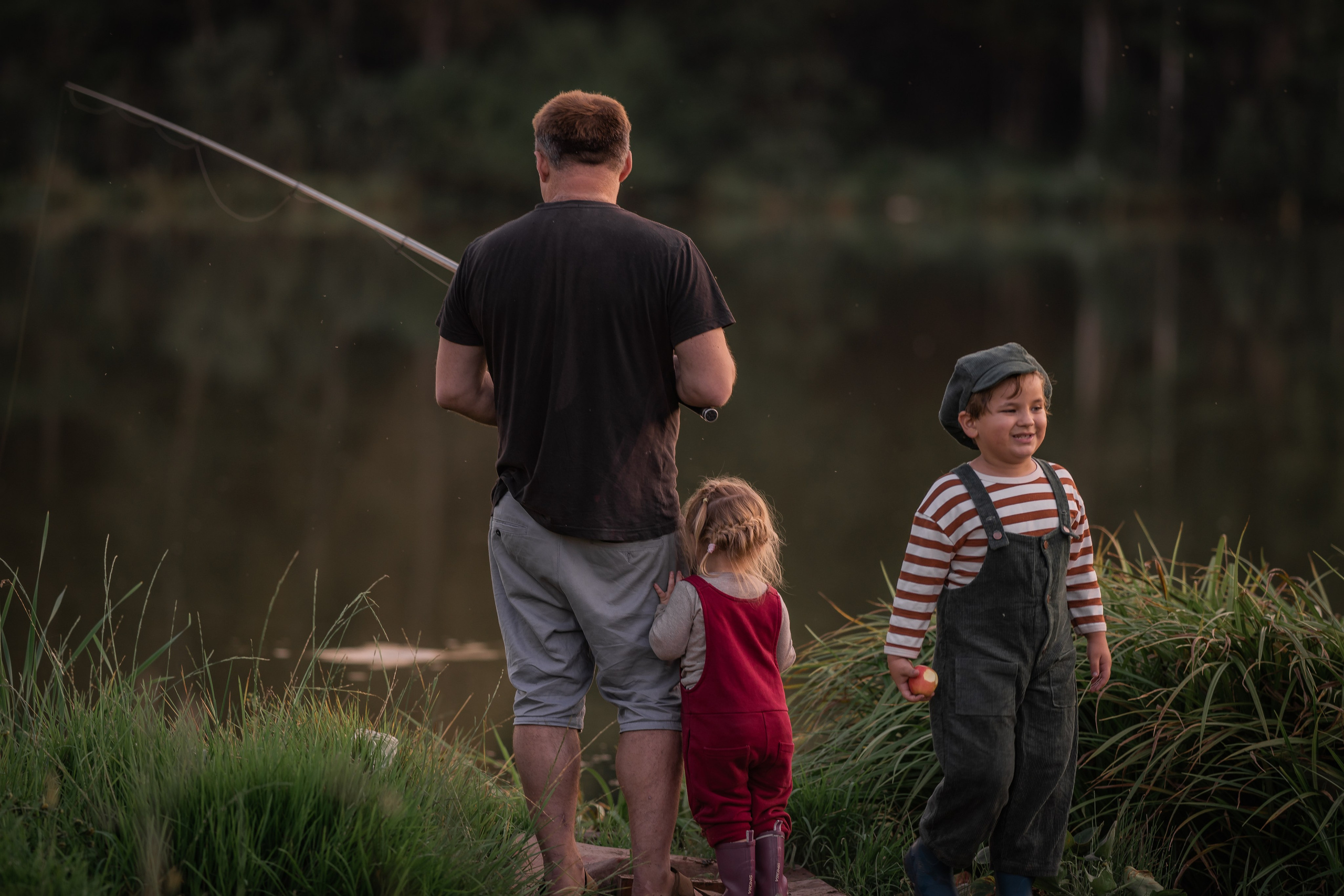 Рыбалка. Семейный фотограф Ефремова Виктория