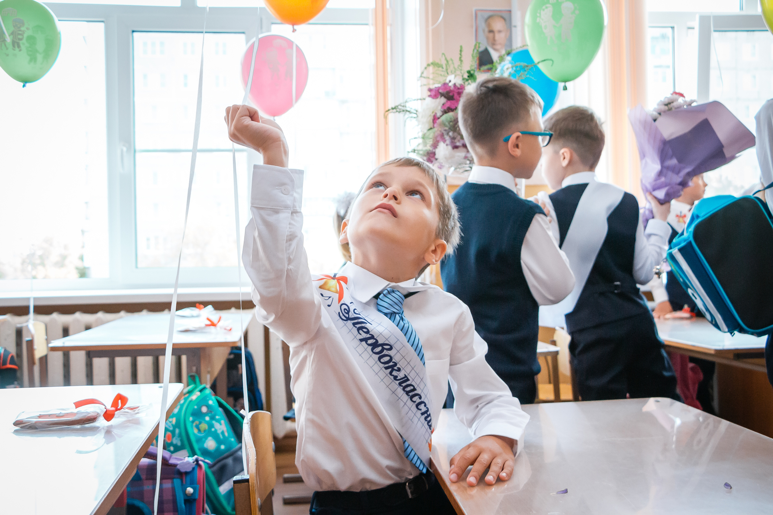 Праздничная линейка 1 сентября. Фотографиня Мария Дикова