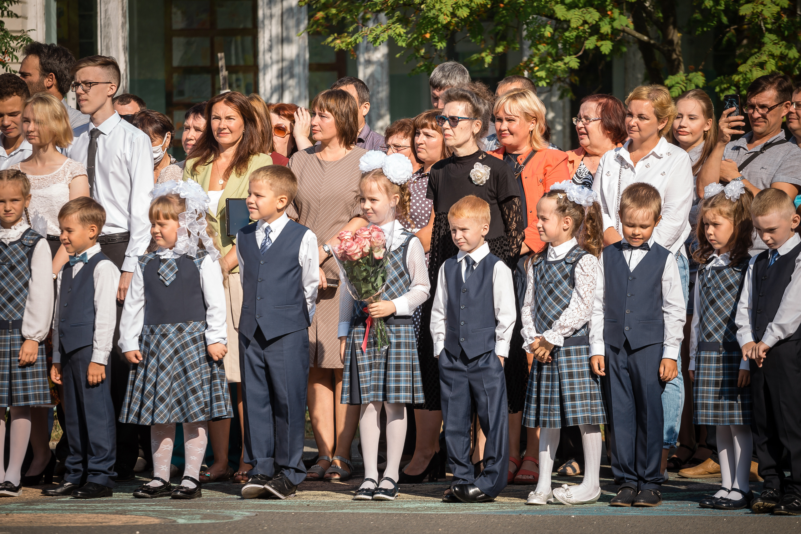 Праздничная линейка 1 сентября. Фотографиня Мария Дикова
