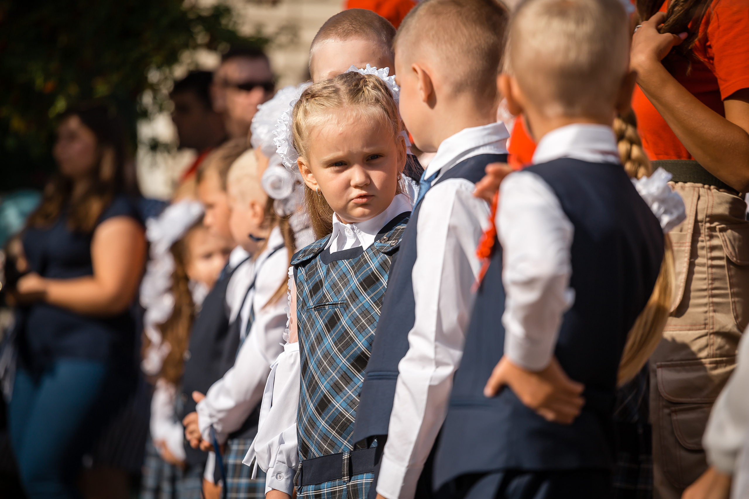 Праздничная линейка 1 сентября. Фотографиня Мария Дикова