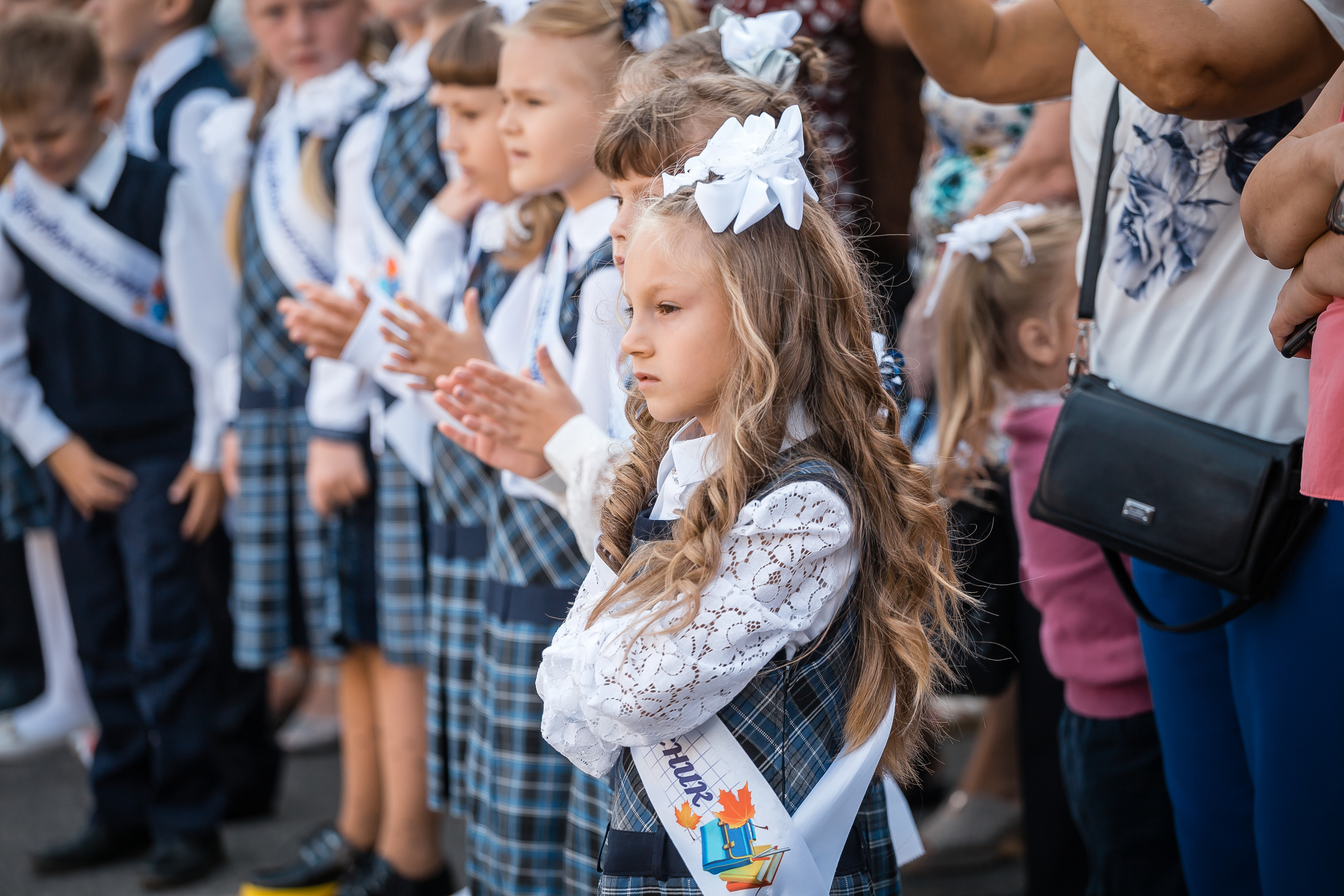 Праздничная линейка 1 сентября. Фотографиня Мария Дикова