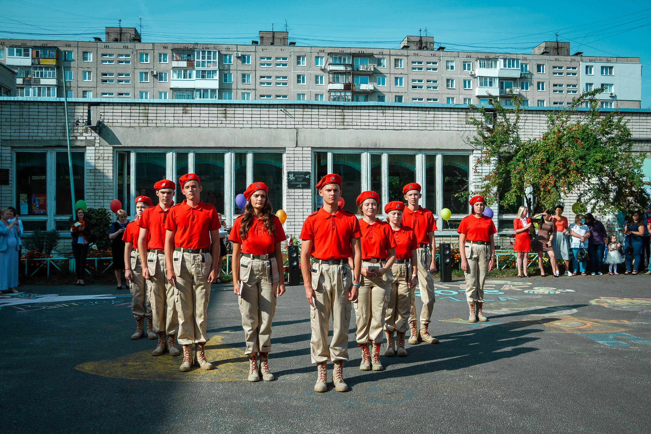Праздничная линейка 1 сентября. Фотографиня Мария Дикова