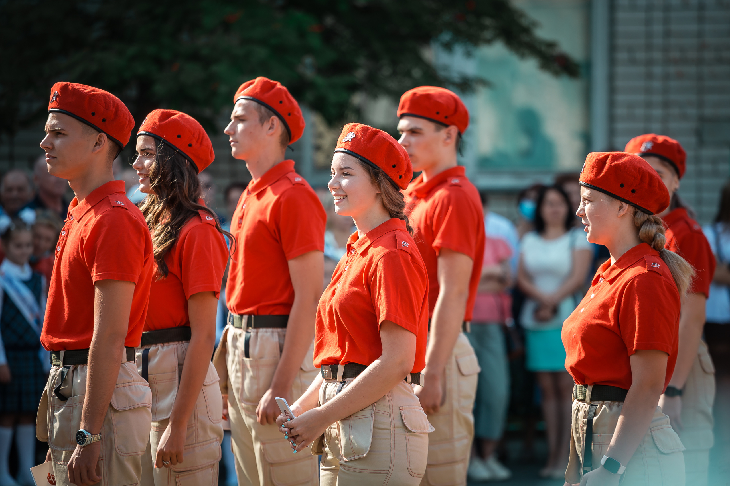 Праздничная линейка 1 сентября. Фотографиня Мария Дикова