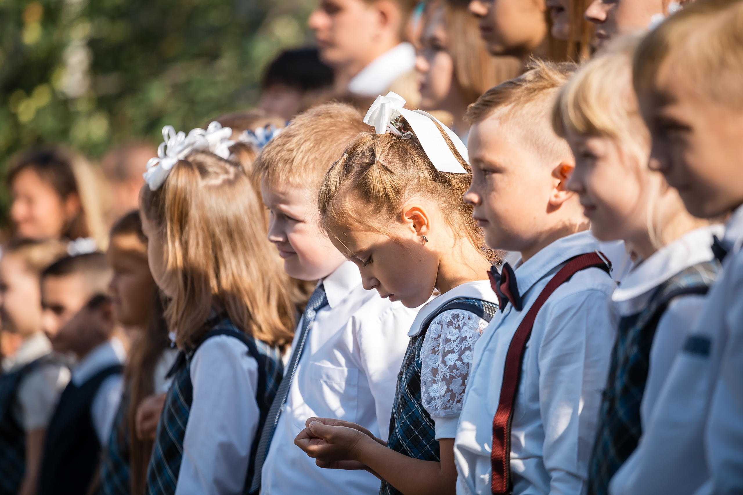 Праздничная линейка 1 сентября. Фотографиня Мария Дикова