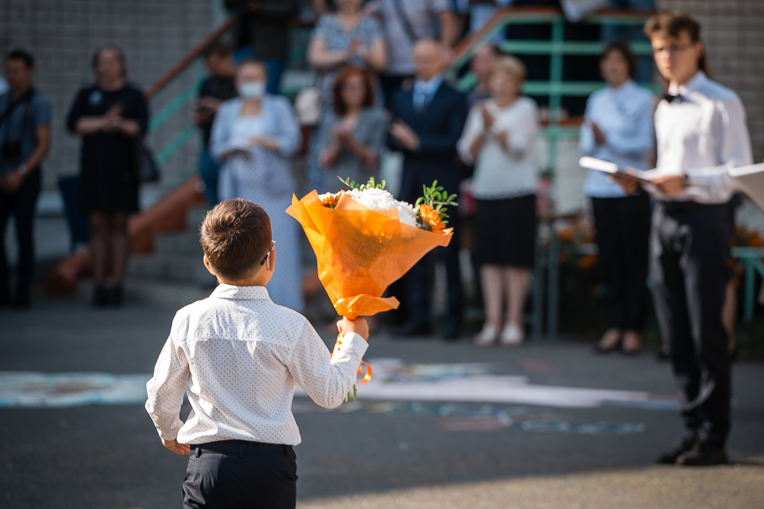 Праздничная линейка 1 сентября. Фотографиня Мария Дикова