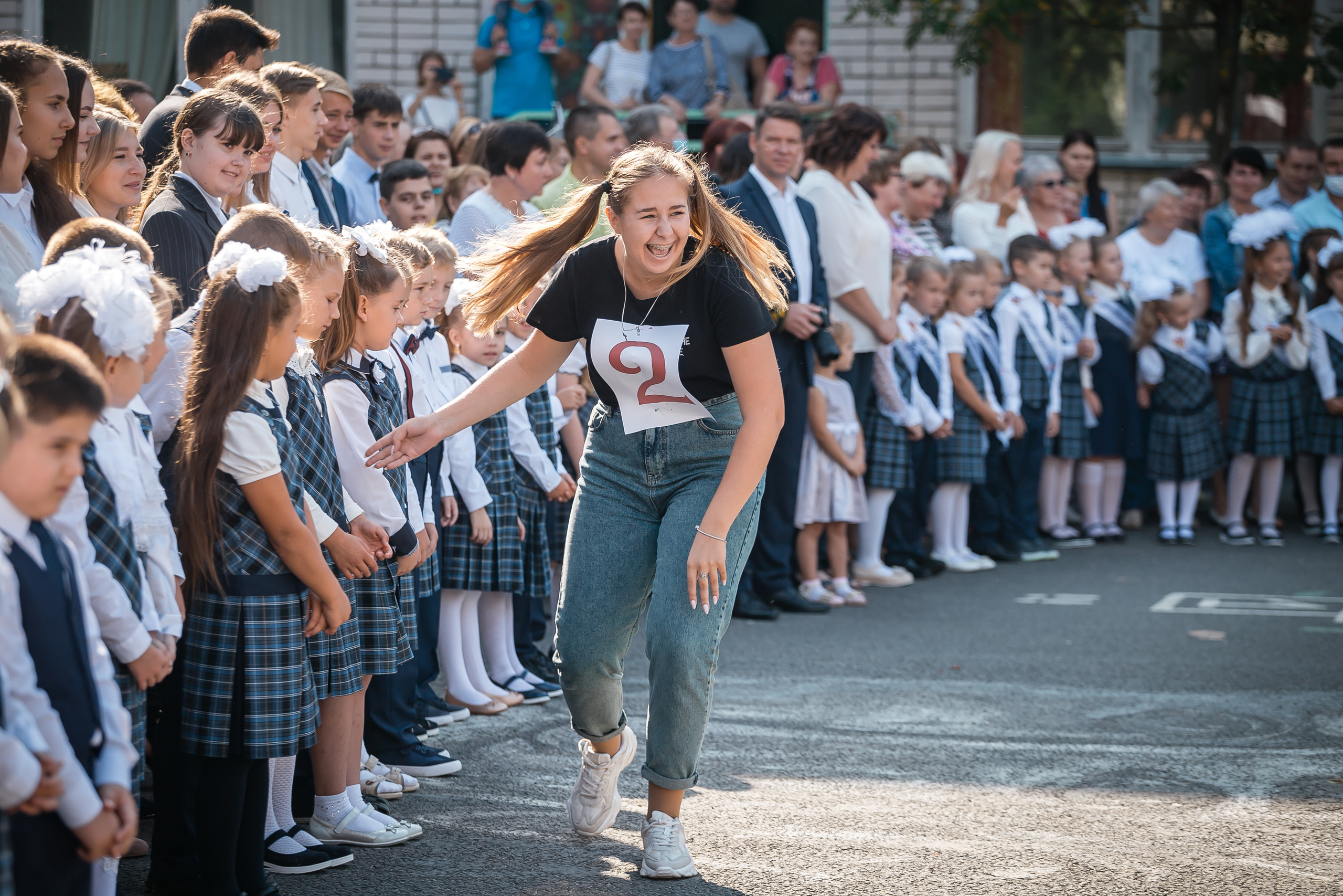 Праздничная линейка 1 сентября. Фотографиня Мария Дикова