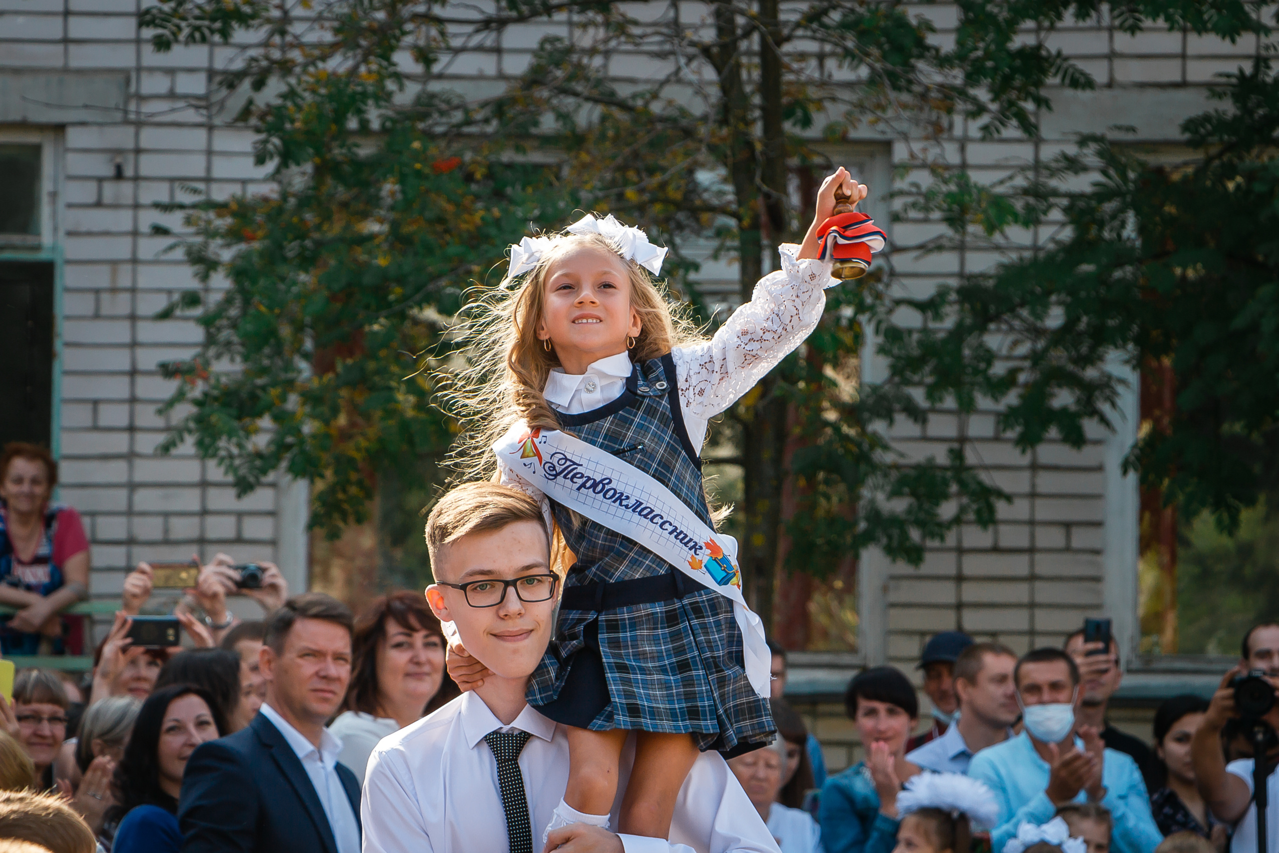 Праздничная линейка 1 сентября. Фотографиня Мария Дикова