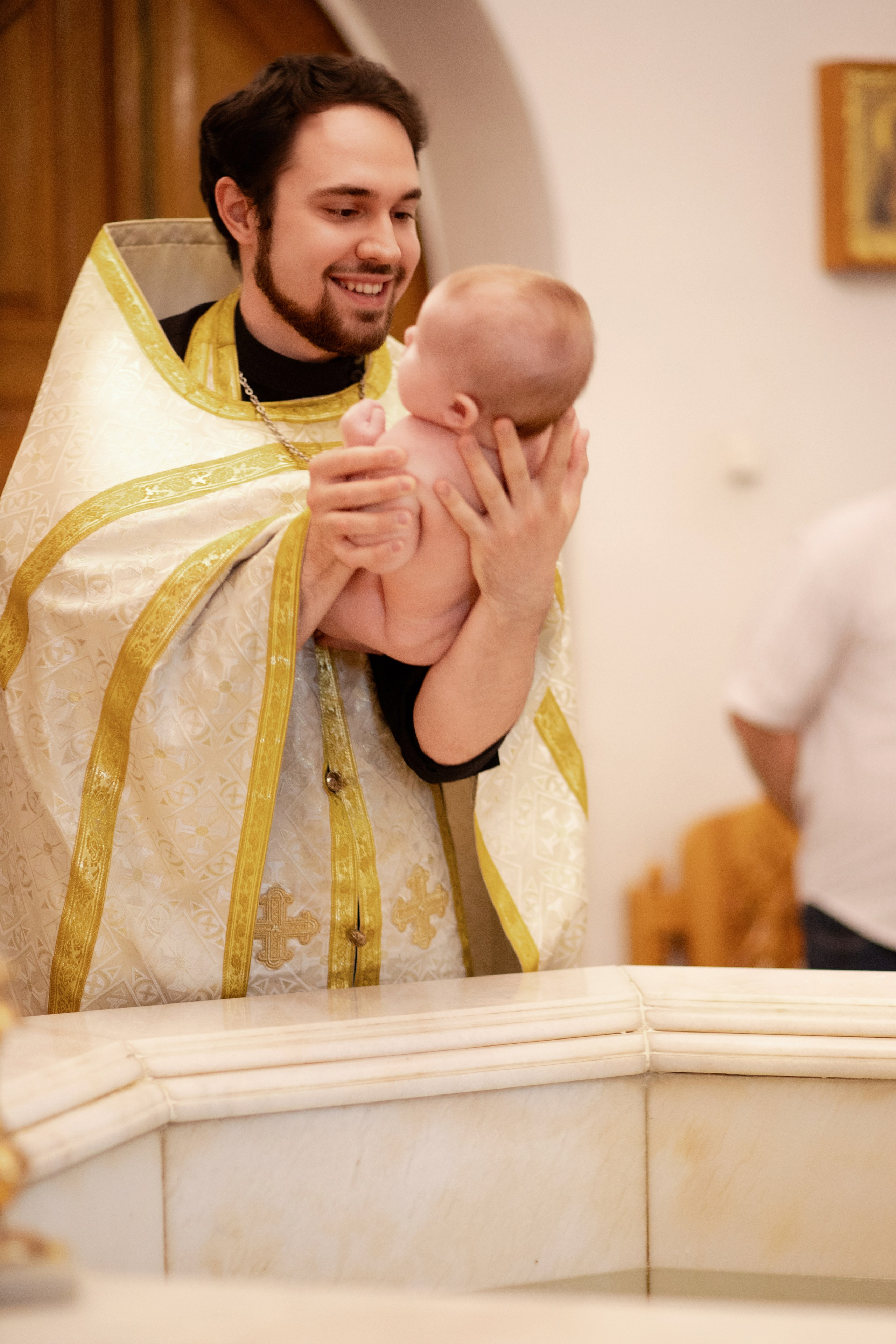 Таинство Крещения. Фотограф новорожденных в Москве Кристина Ткач