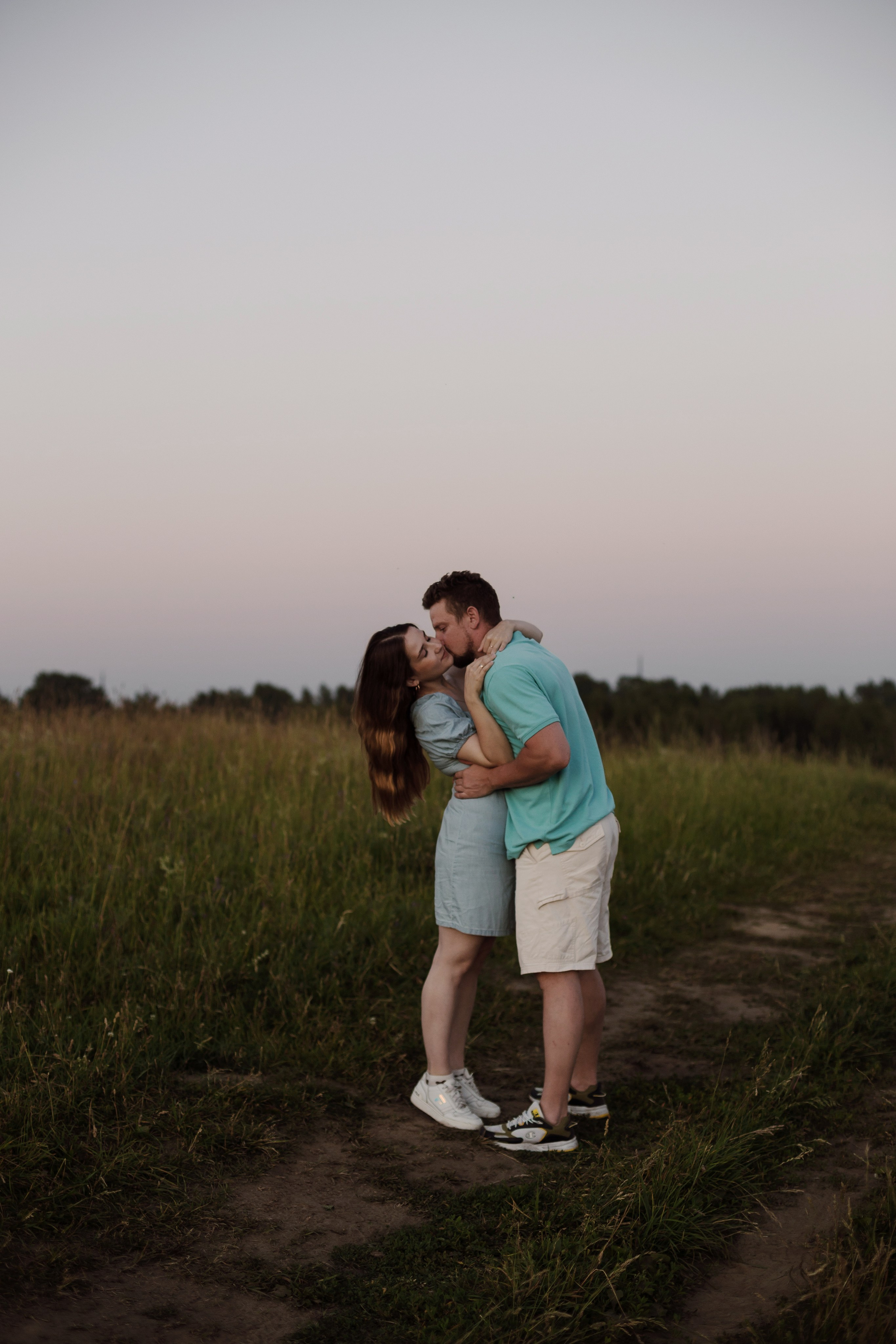 Колтушские высоты — Марина и Сергей. Портретный фотограф в Санкт-Петербурге Элина Ситникова