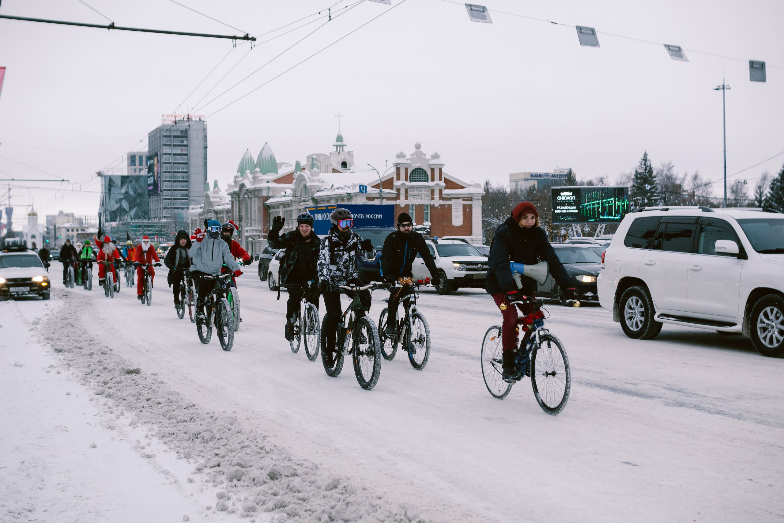 Зимний велозаезд «Привет, велосипед!». Фотограф в Новосибирске Екатерина Васильева