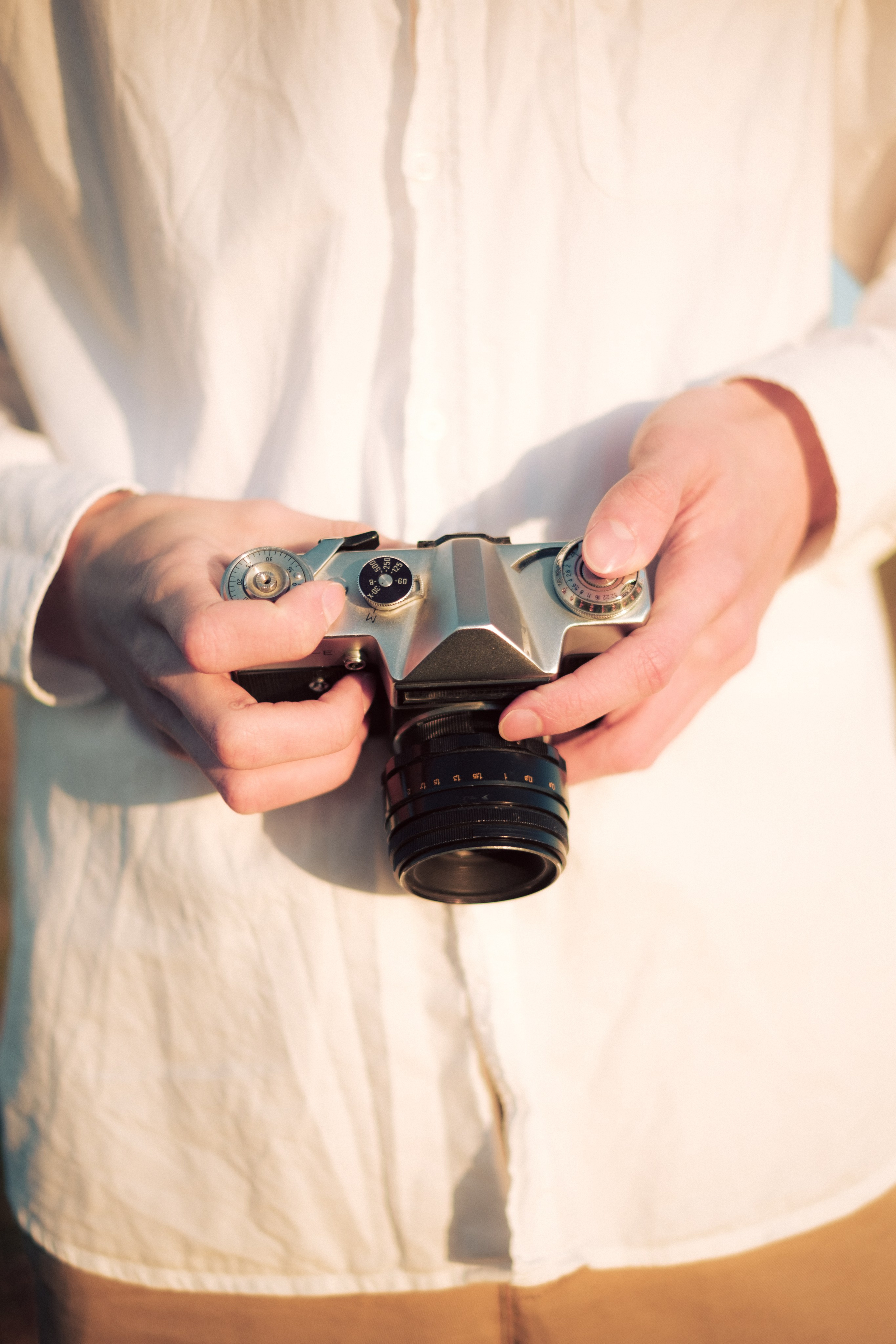 Андрей. Съёмка в поле. Lickord