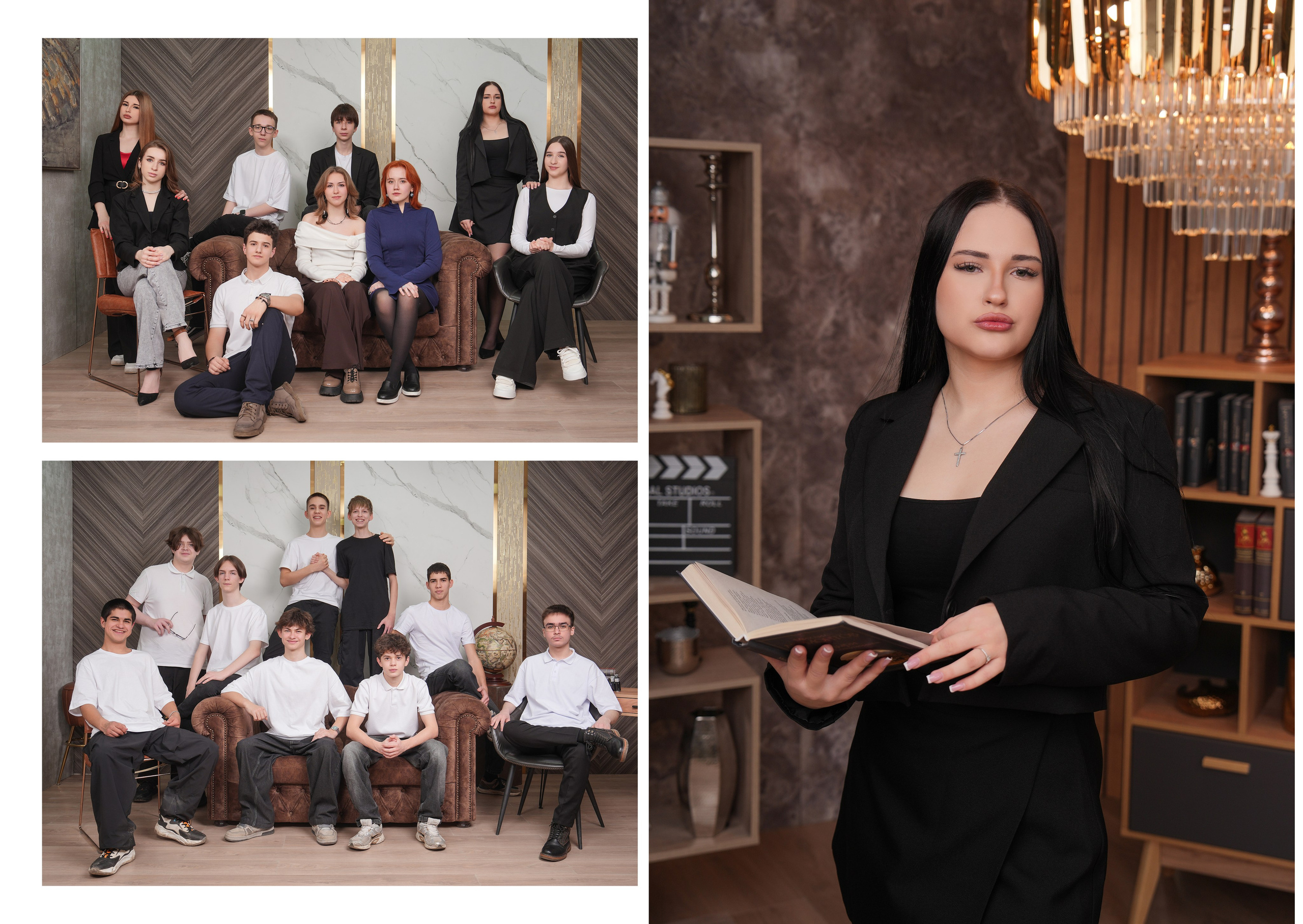 ШКОЛА 1 9 Б. Красивый выпускной альбом в Краснодаре