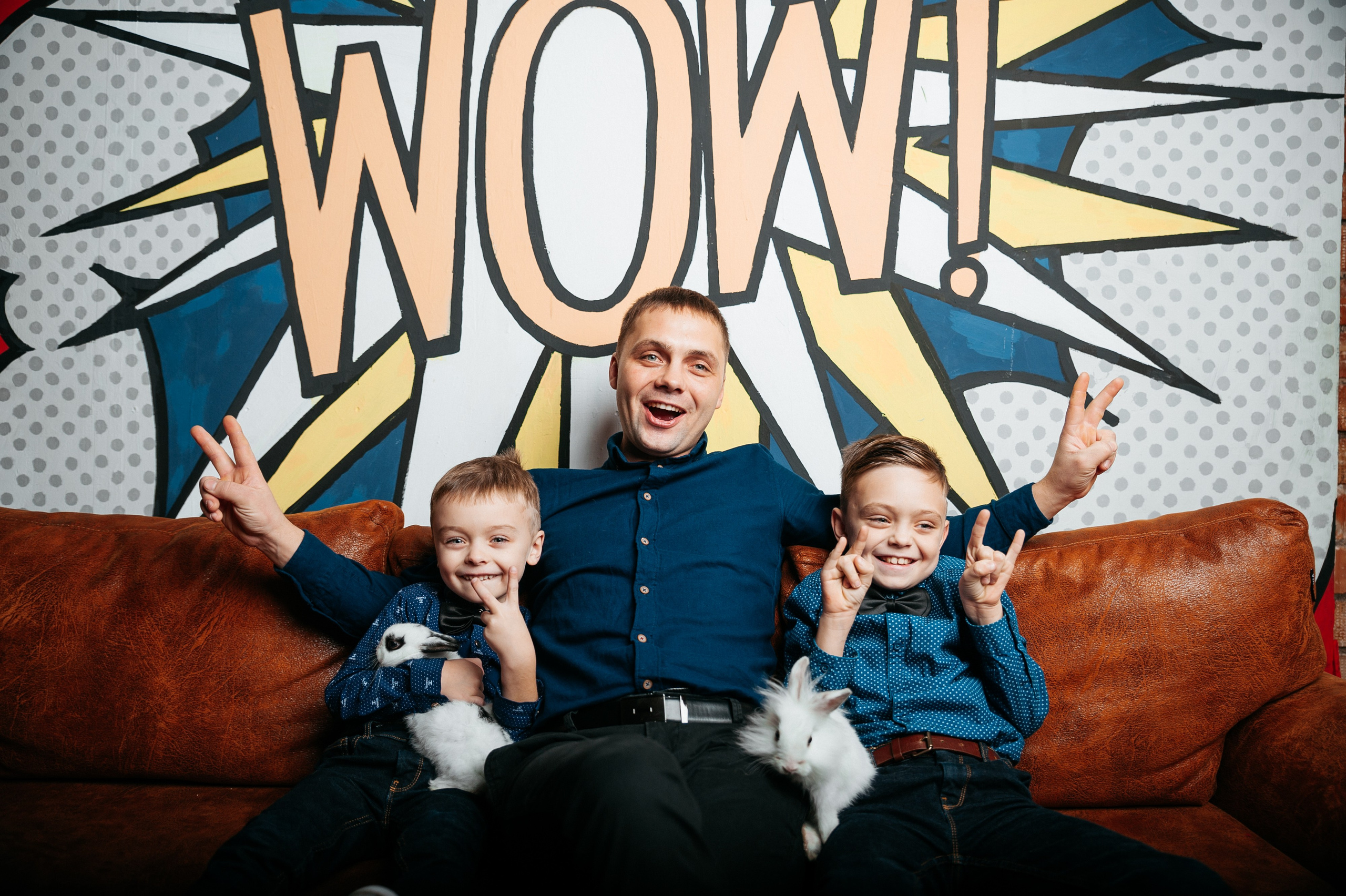 Новогодняя фотосессия в студии Минск, семейная веселая фотосессия минск