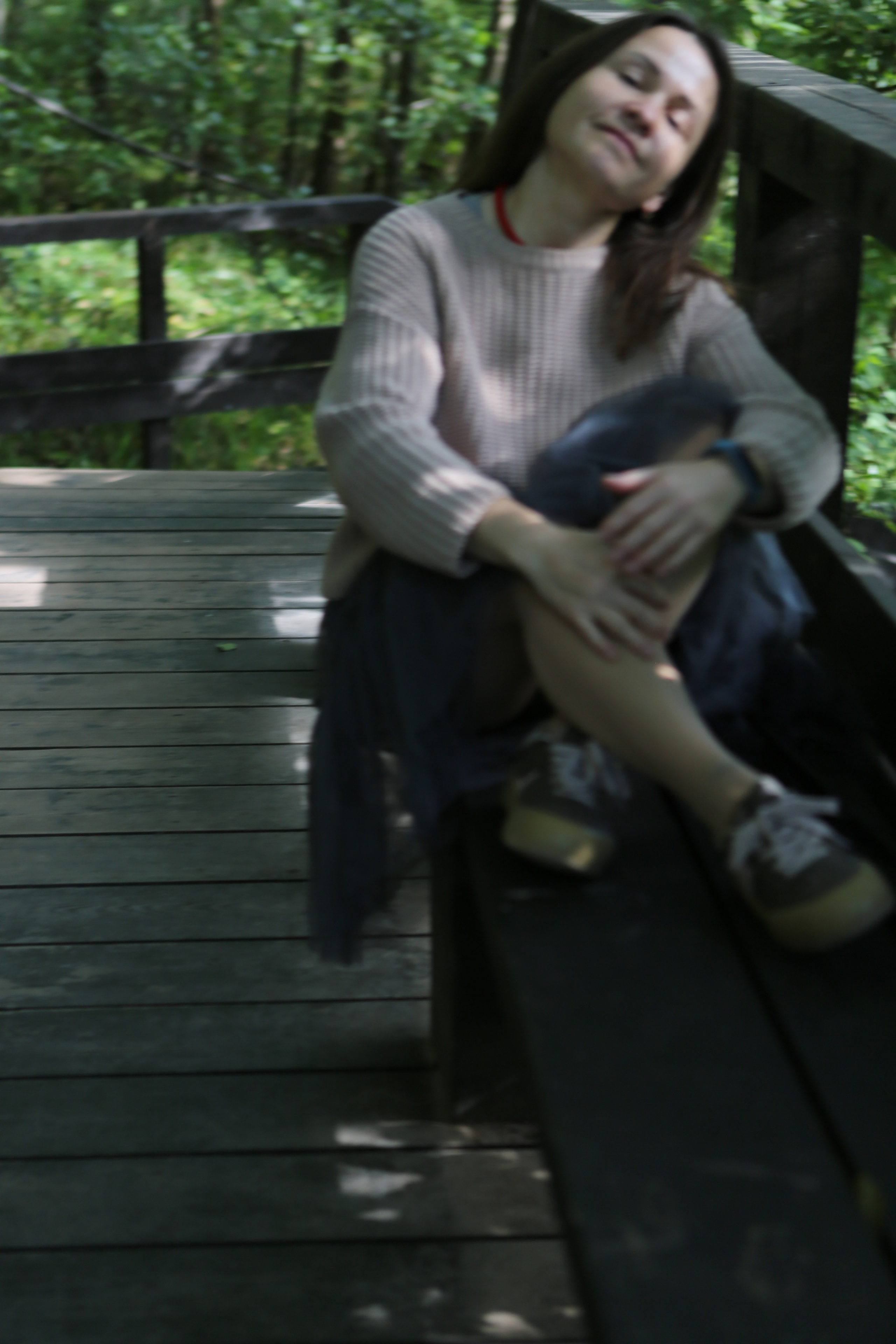 Скандинавская прогулка в Царицынском парке. Фотограф Антонина Гудкова