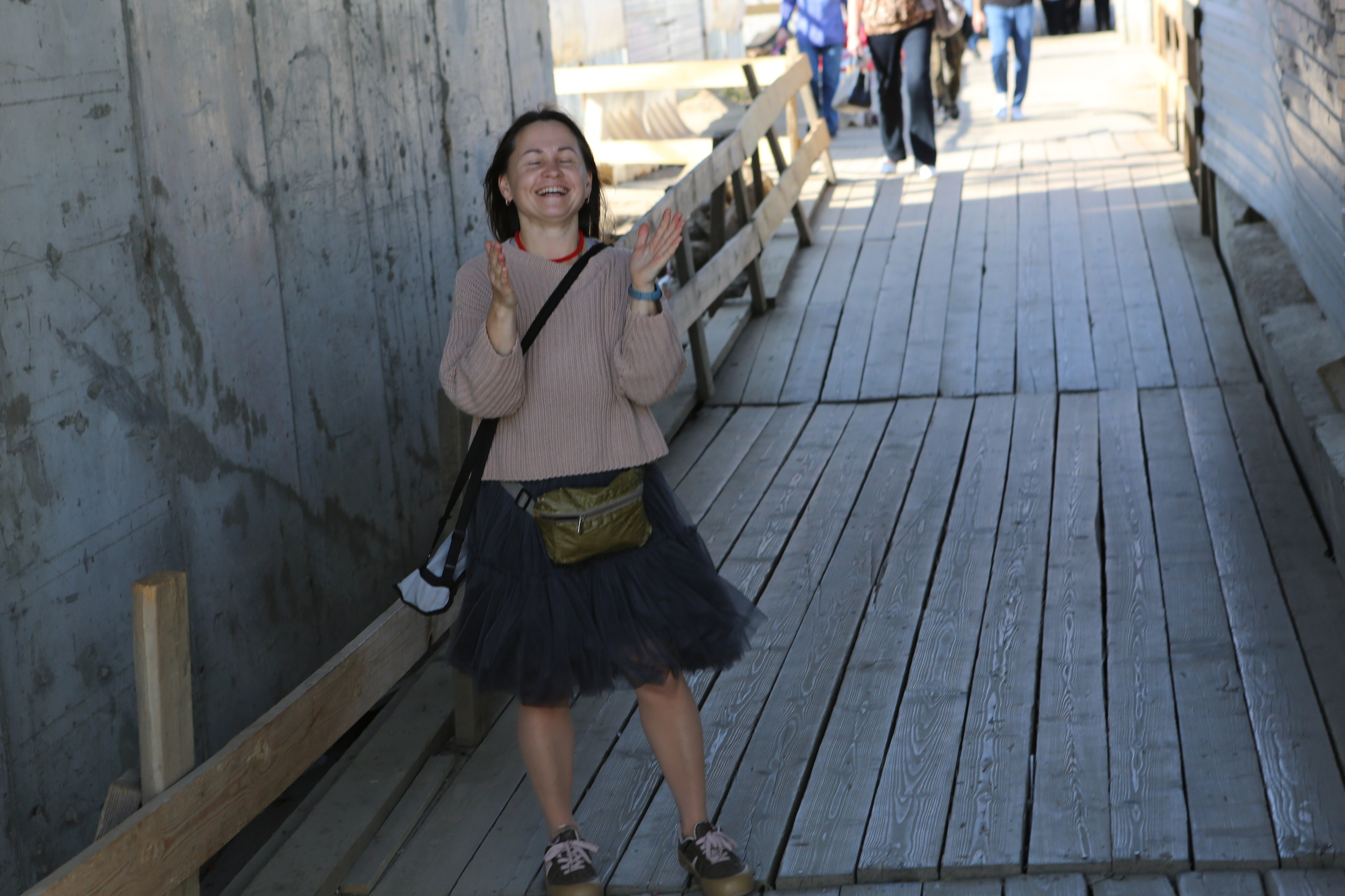 Скандинавская прогулка в Царицынском парке. Фотограф Антонина Гудкова