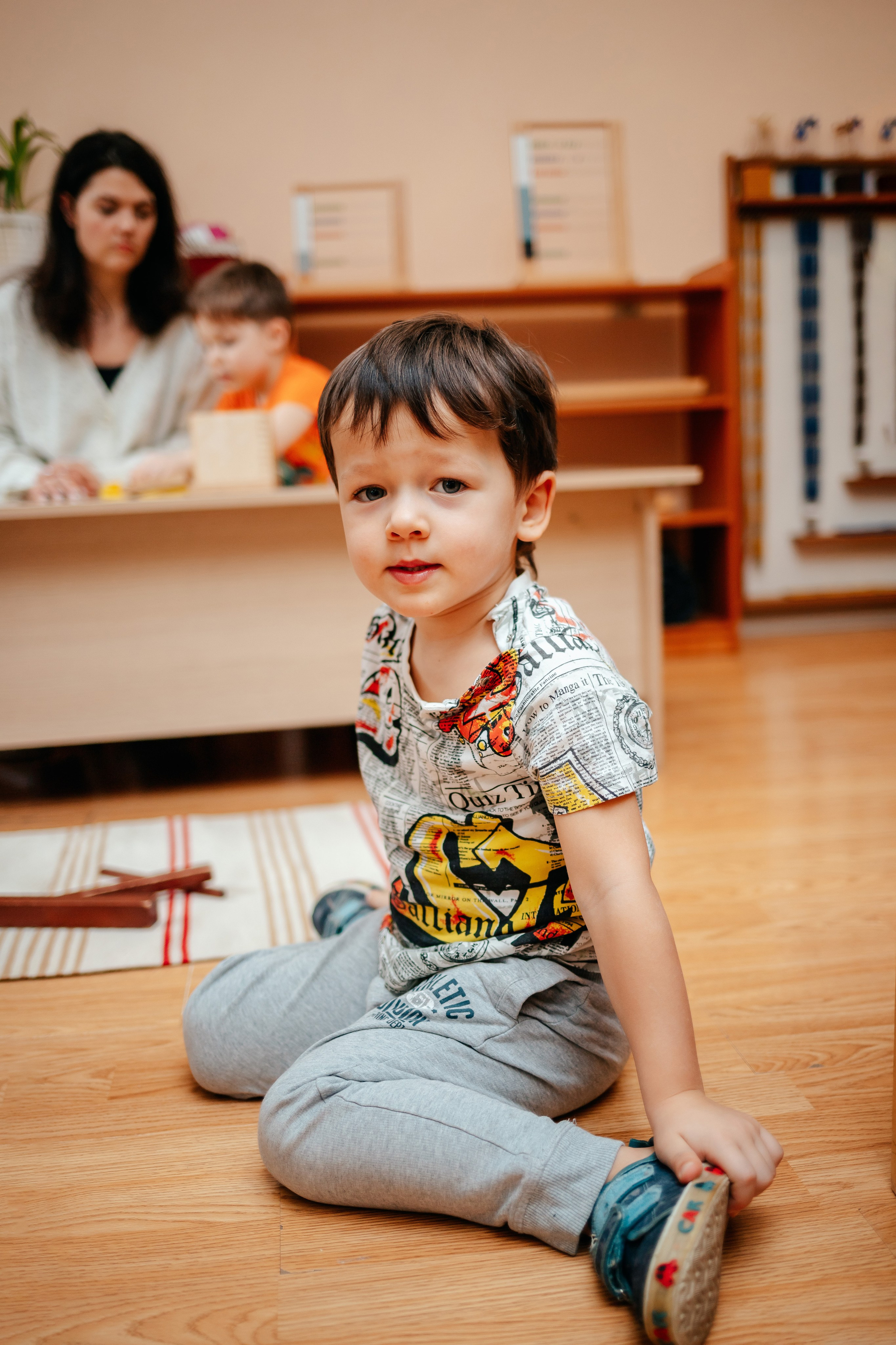 8 марта в Монтессори-саду. Семейный lifestyle фотограф в Санкт-Петербурге Людмила Пахомова