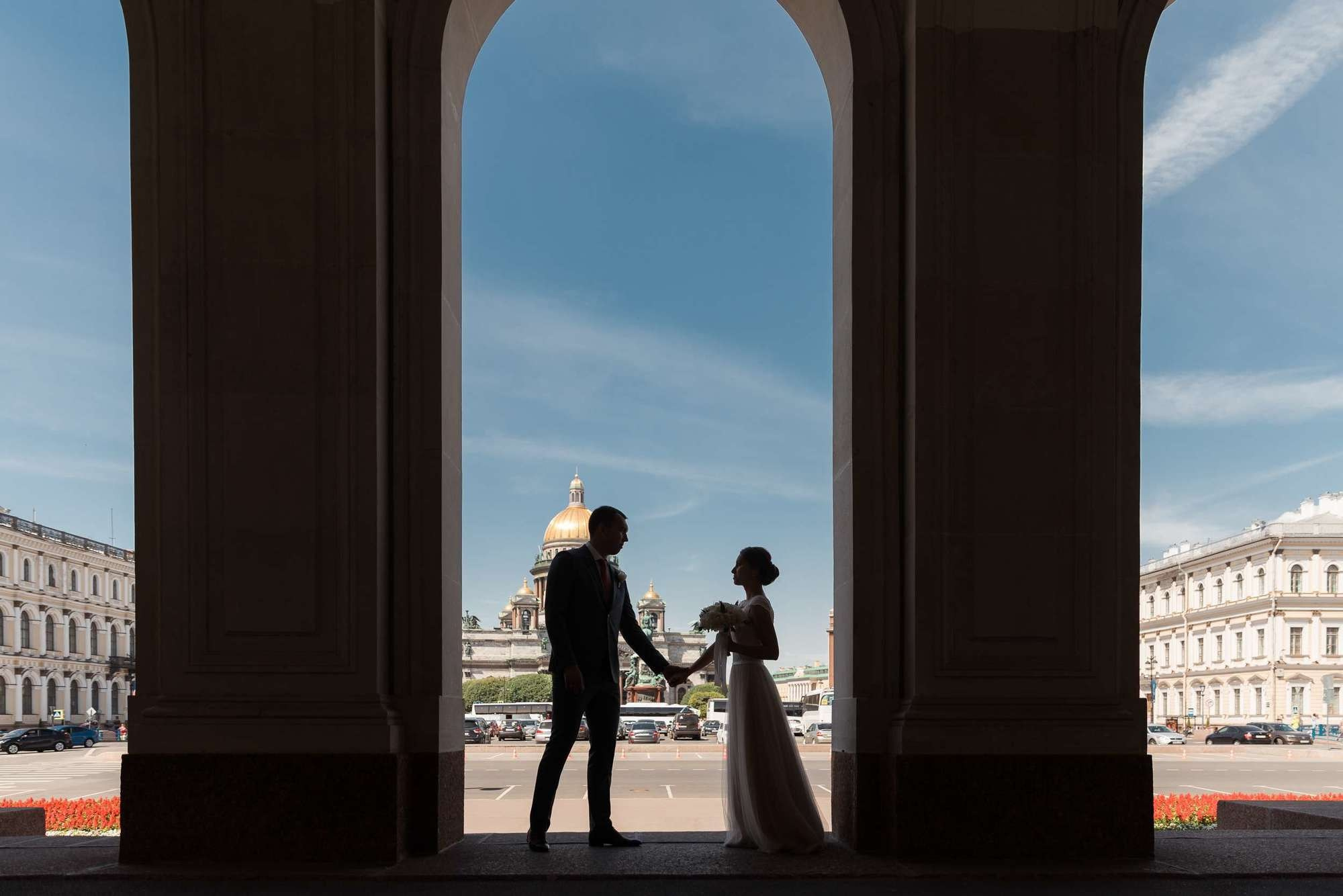 Свадебная фотосессия Андрея и Натальи в Санкт-Петербурге