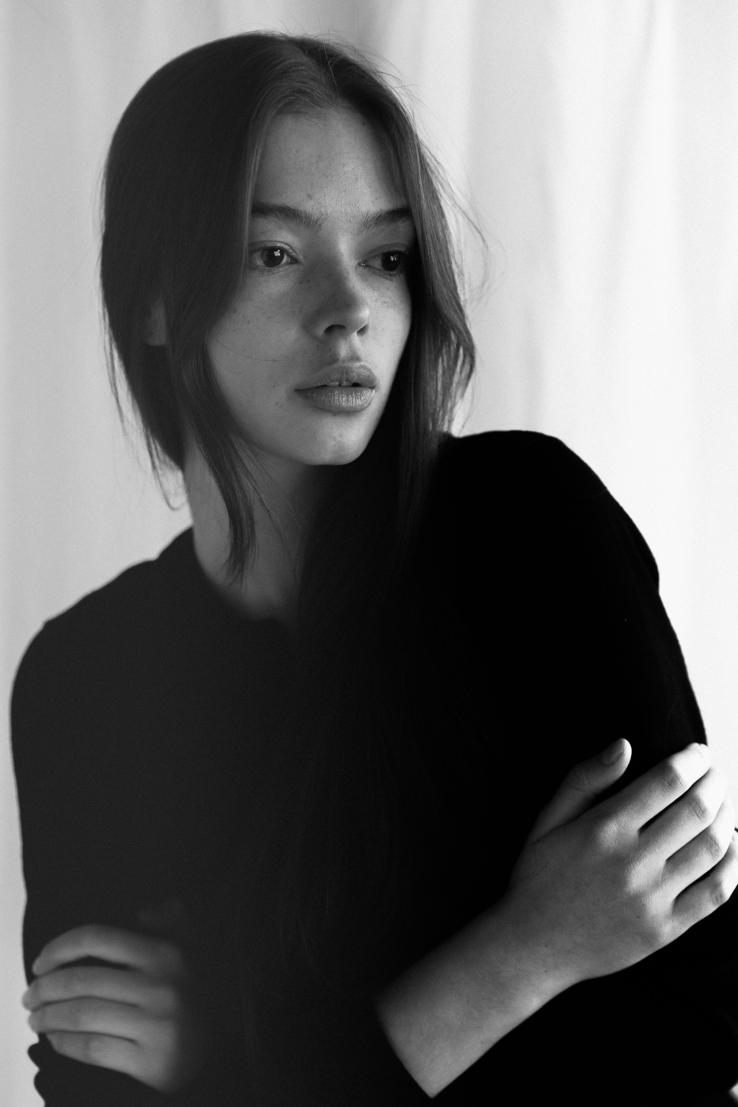 Модельный портрет с профессиональным светом, Красноярск