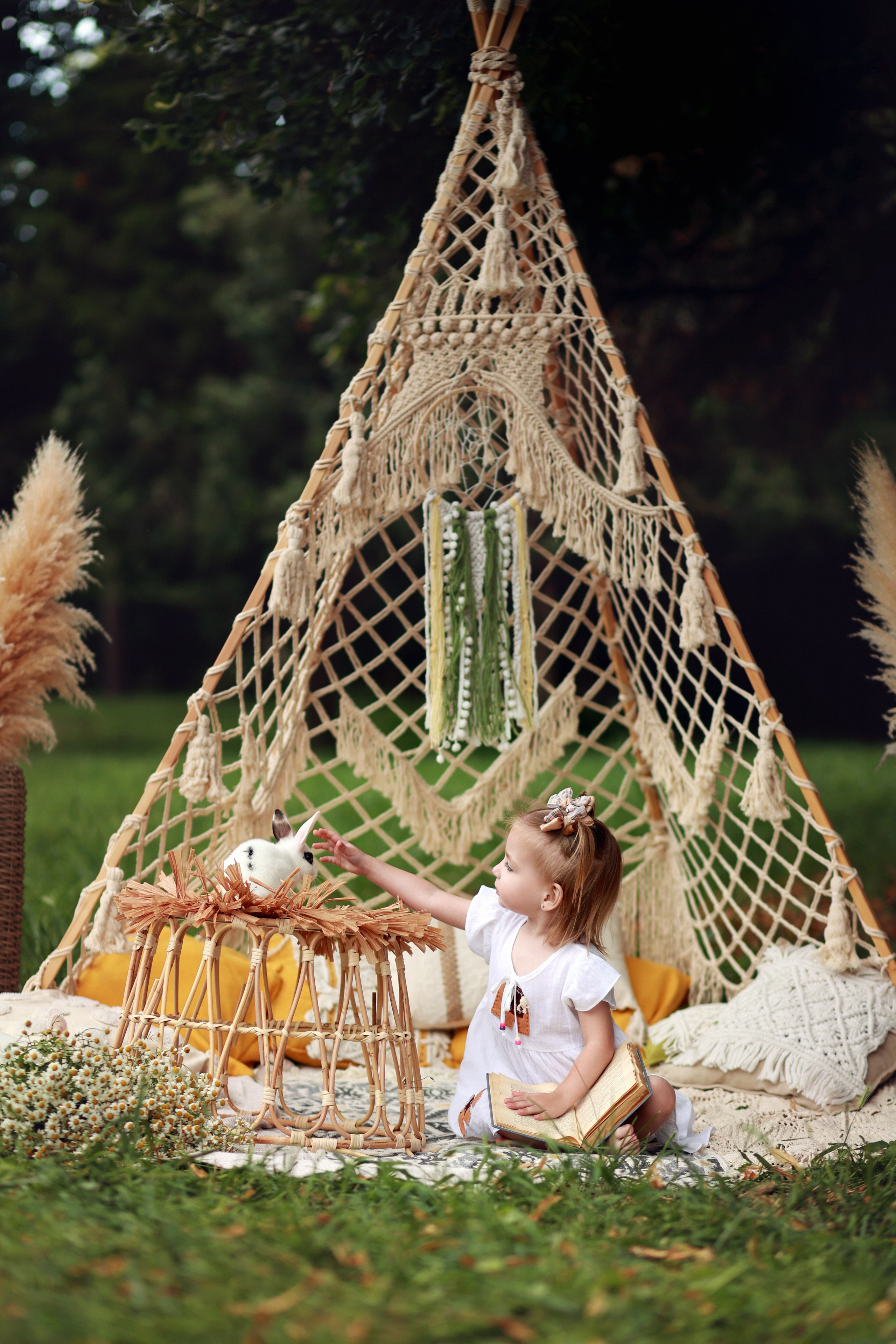 Бохо в Чистяковской Роще. Детский семейный фотограф Краснодар