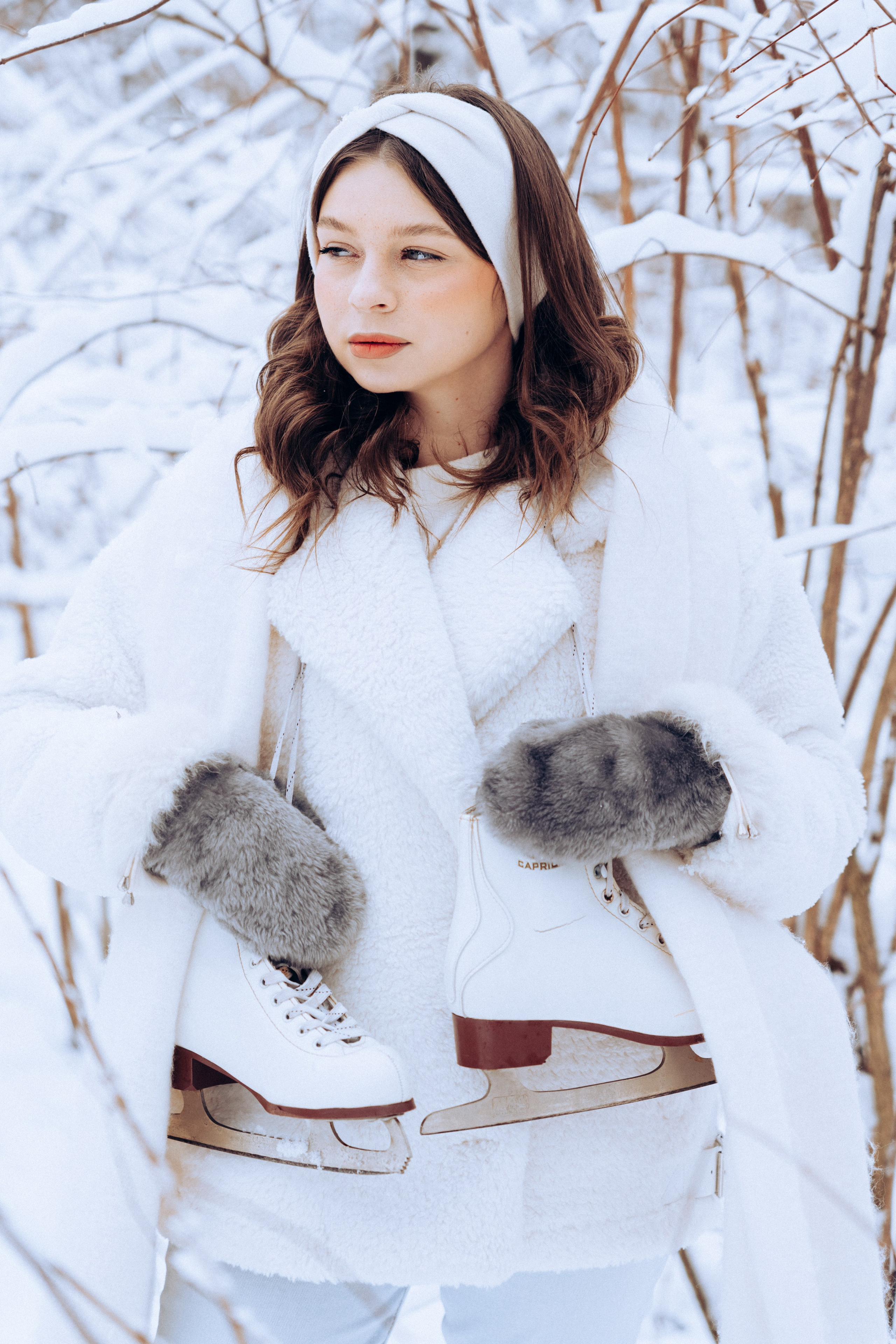 Ксения | Снежная зима. Портретный свадебный фотограф Крым | Евгения Щитенко