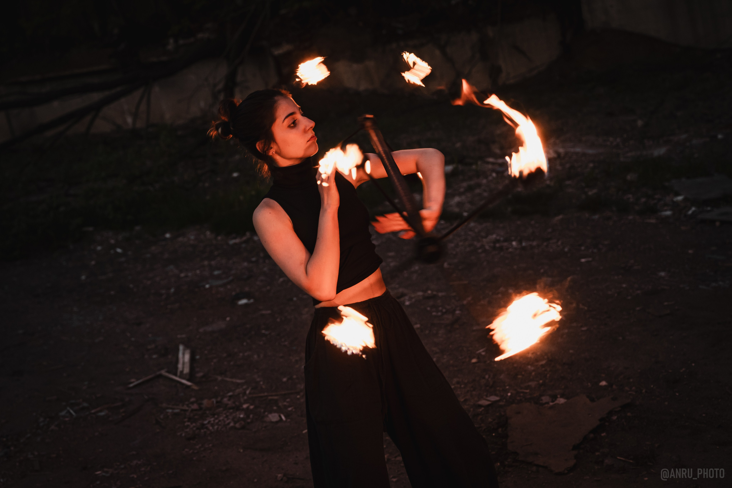 Огненная тренировка. Репортажный фотограф Анастасия Рубцова