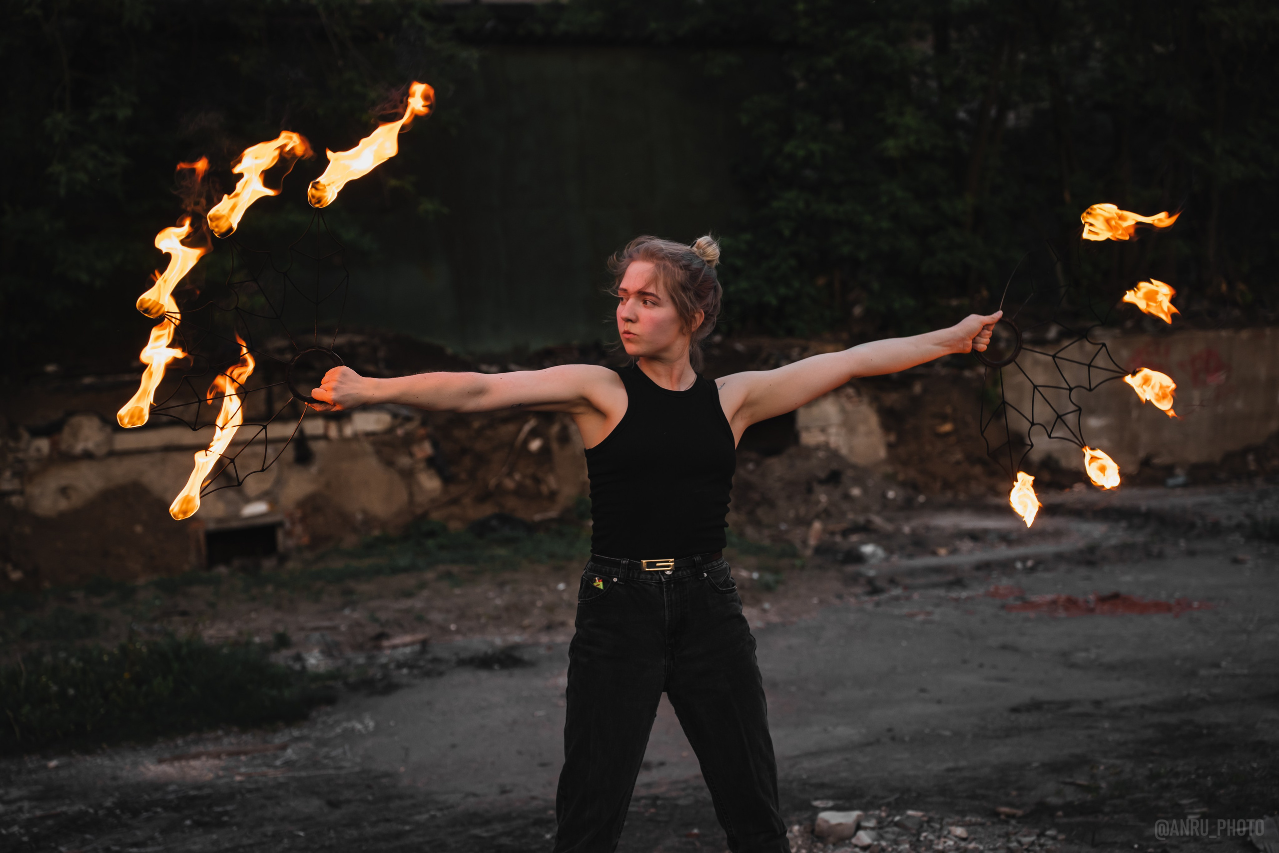 Огненная тренировка. Репортажный фотограф Анастасия Рубцова