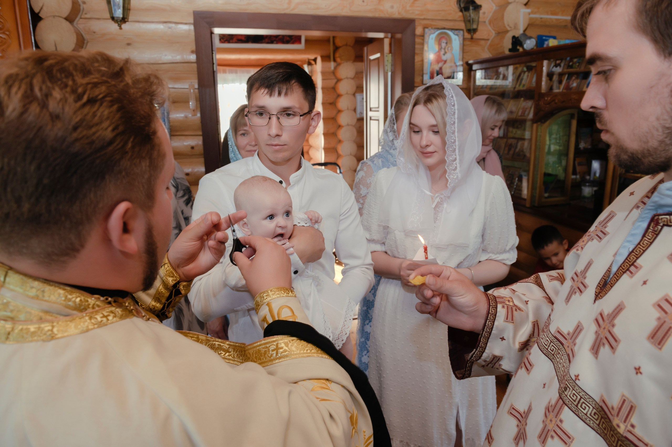 Таинство Крещения. Фотограф Дарья Семина