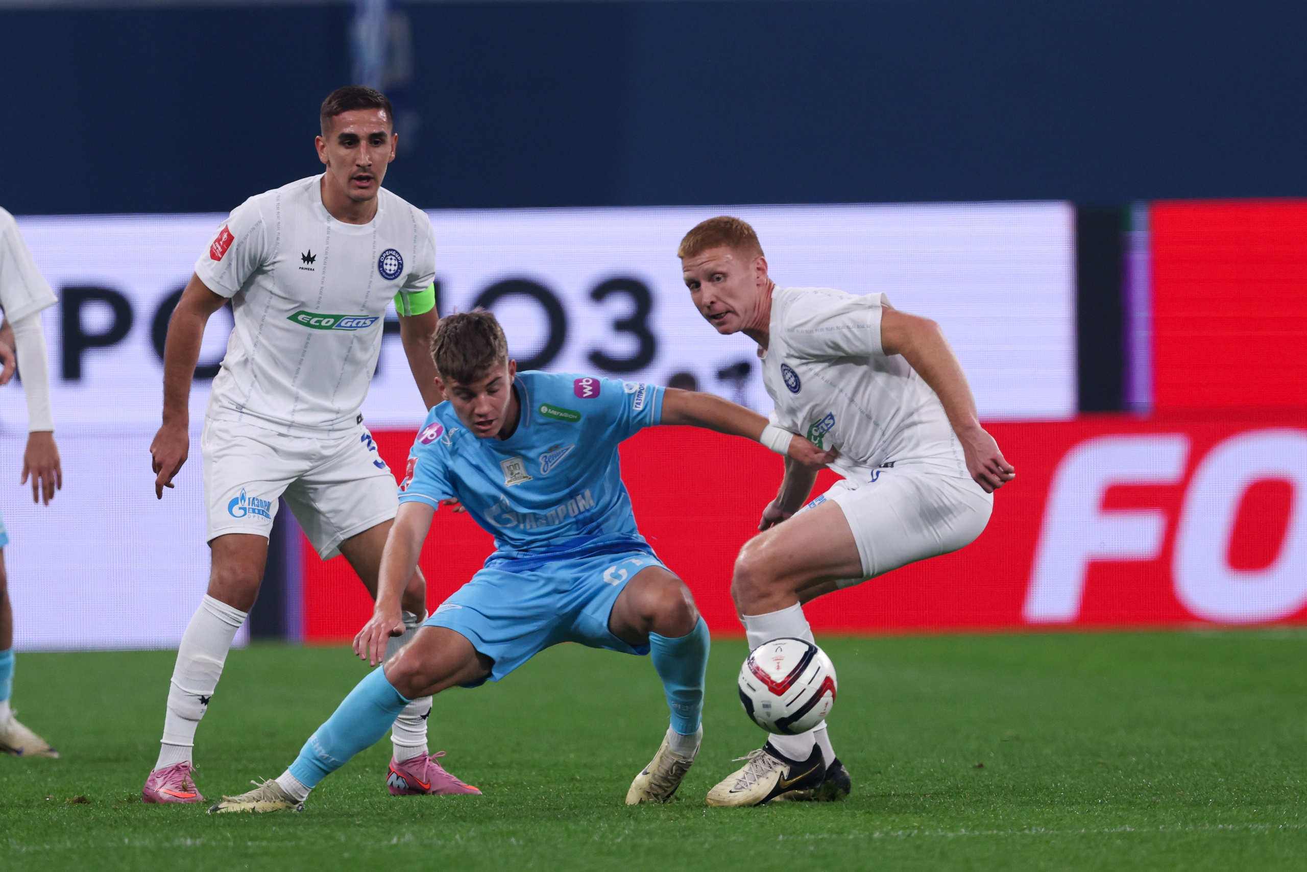 ФК Зенит -ФК Оренбург Fonbet Кубок России 2025/26. Спортивный и репортажный фотограф Антон Тереханов