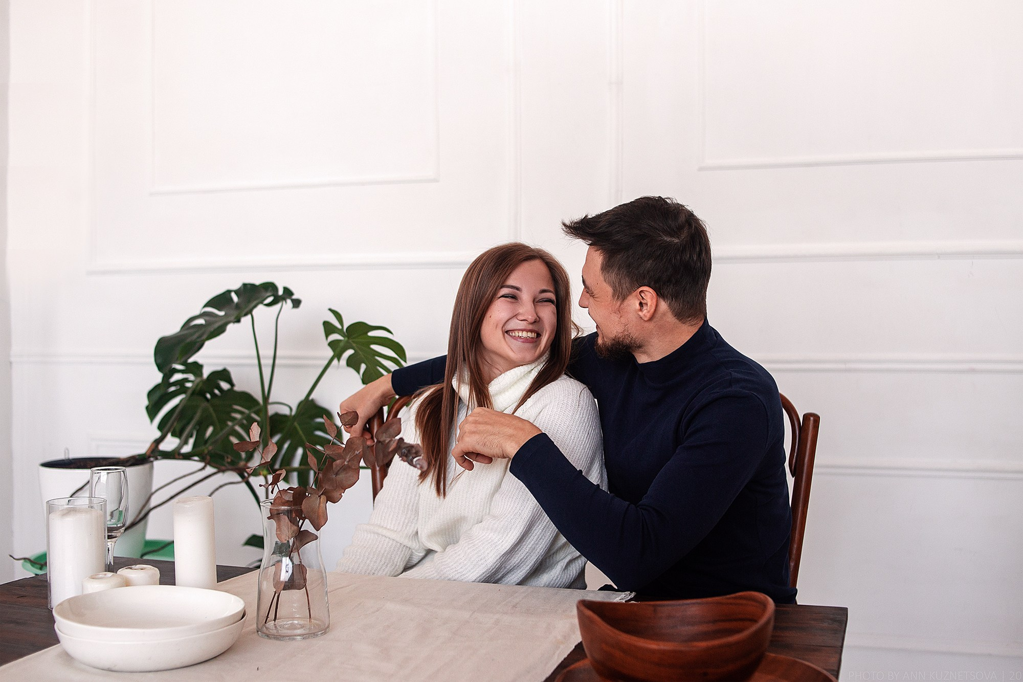 Надя и Алексей. Студия. Фотограф анималист Кузнецова Анна Нижний Новгород