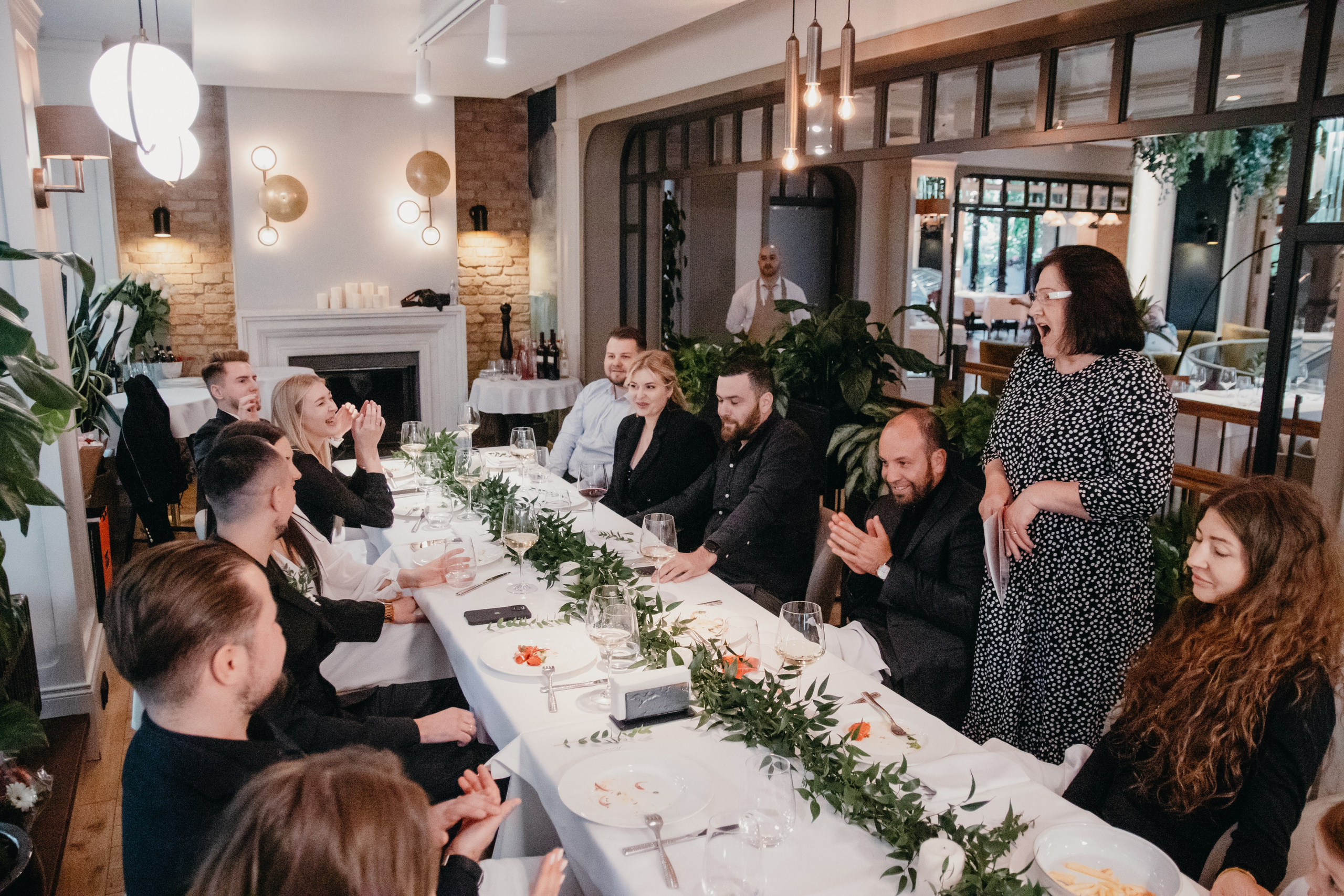 Свадебный ужин. Семейный фотограф в Москве