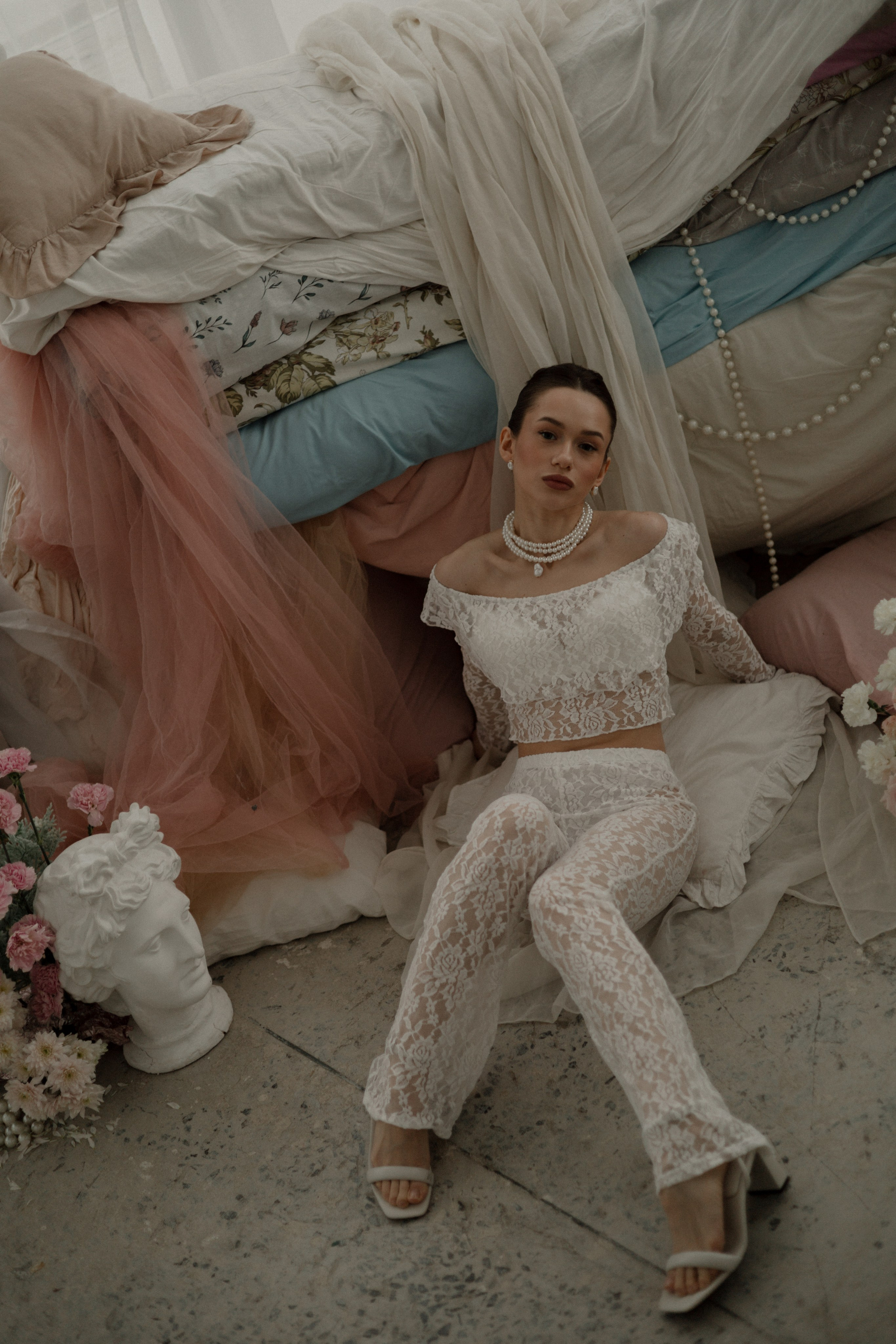 Вуалевый зал-портрет. Портретный/уличный фотограф в Санкт-Петербурге Диана Компаниец