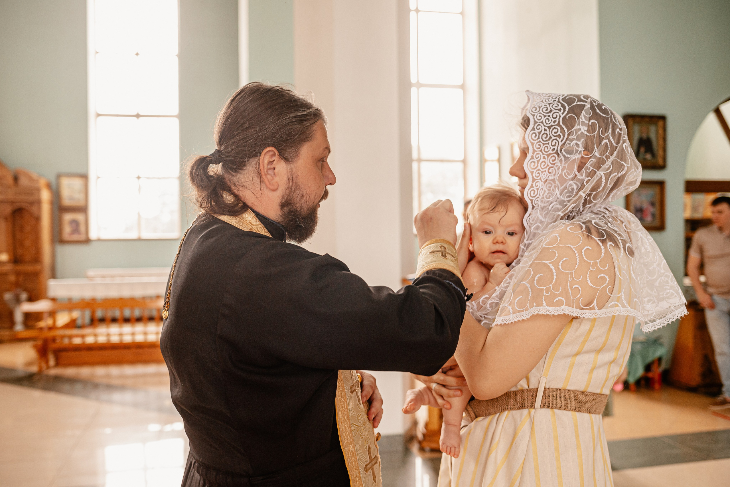 Крещение в Кропоткине. Свадебный фотограф Кропоткин Краснодар