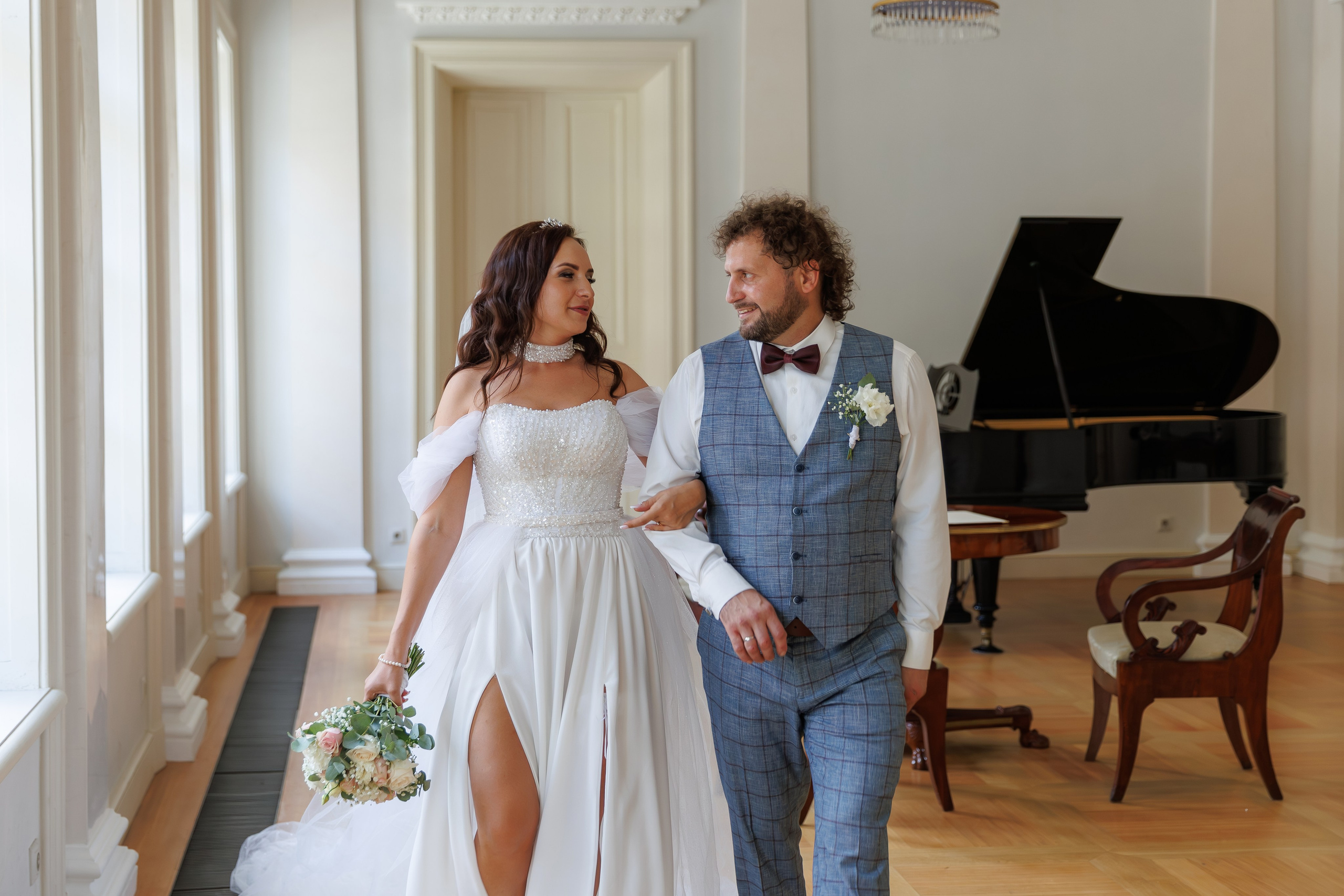 Регистрация брака в усадьбе Муравьевых-Апостолов. Свадебный фотограф Москва и МО Сергей Киржаев