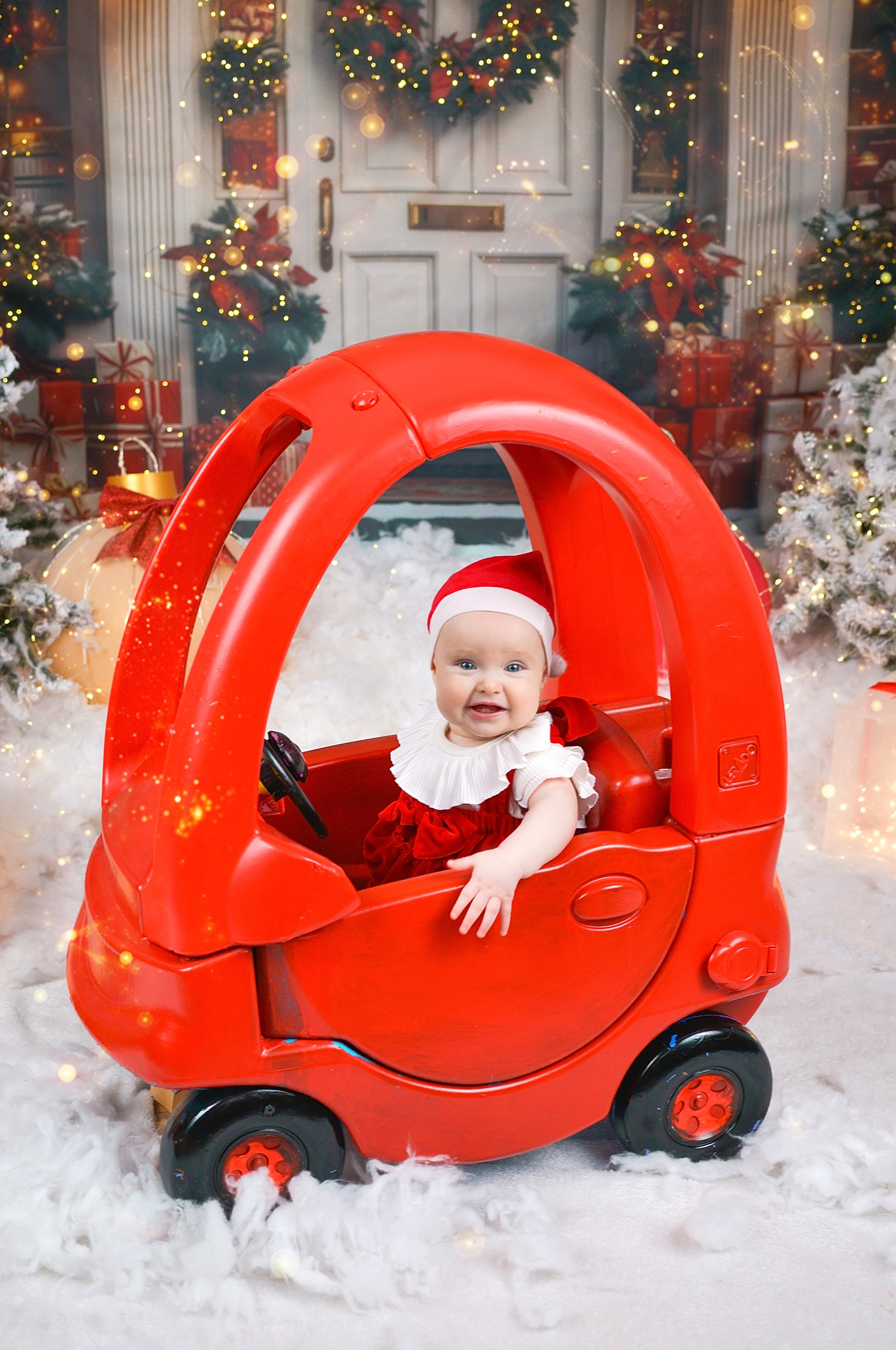 Новогодняя семейная фотосессия в Краснодаре 2023-2024. Фотограф новорожденных Краснодар Малышенко Надежда