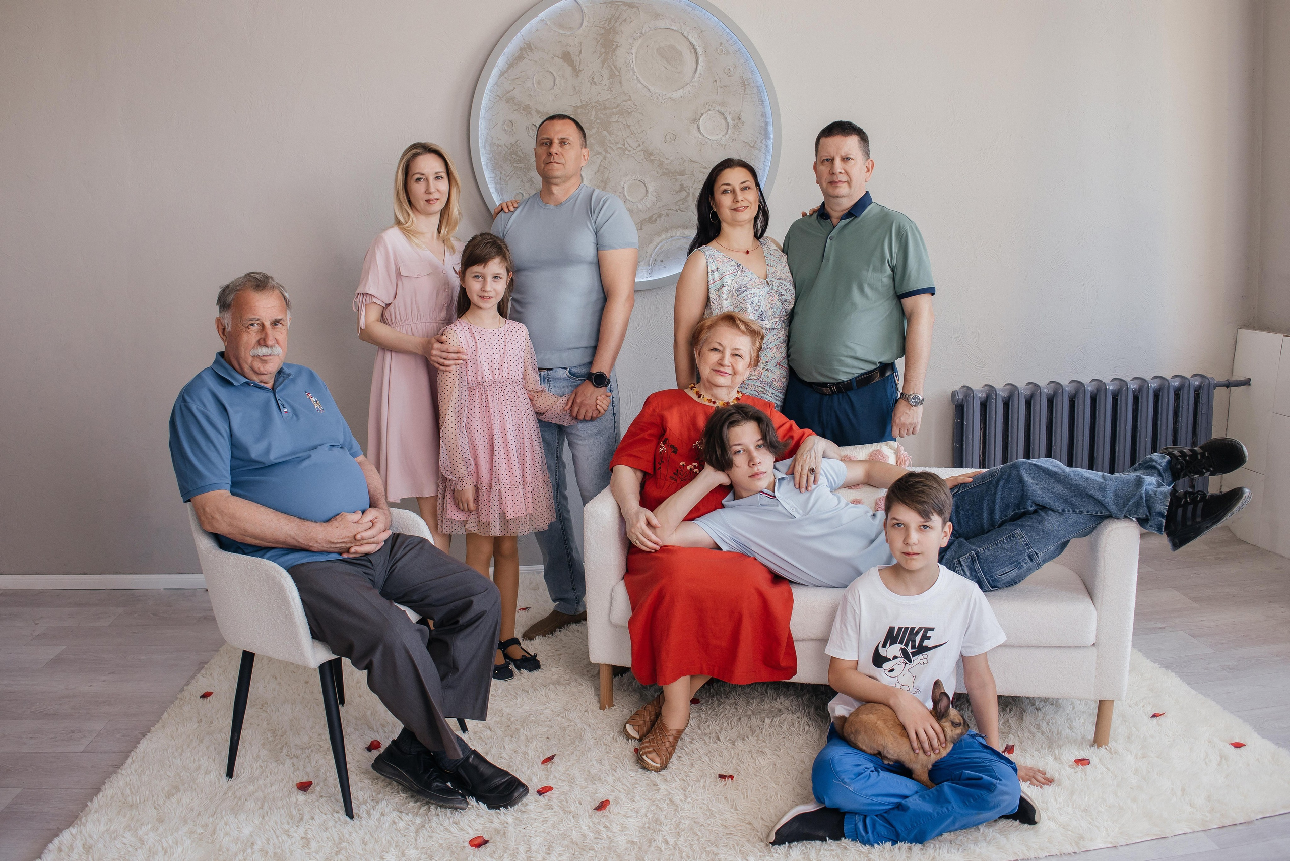 Большая семья. Свадебный и семейный фотограф Яна Стражева. Волгоград, Москва