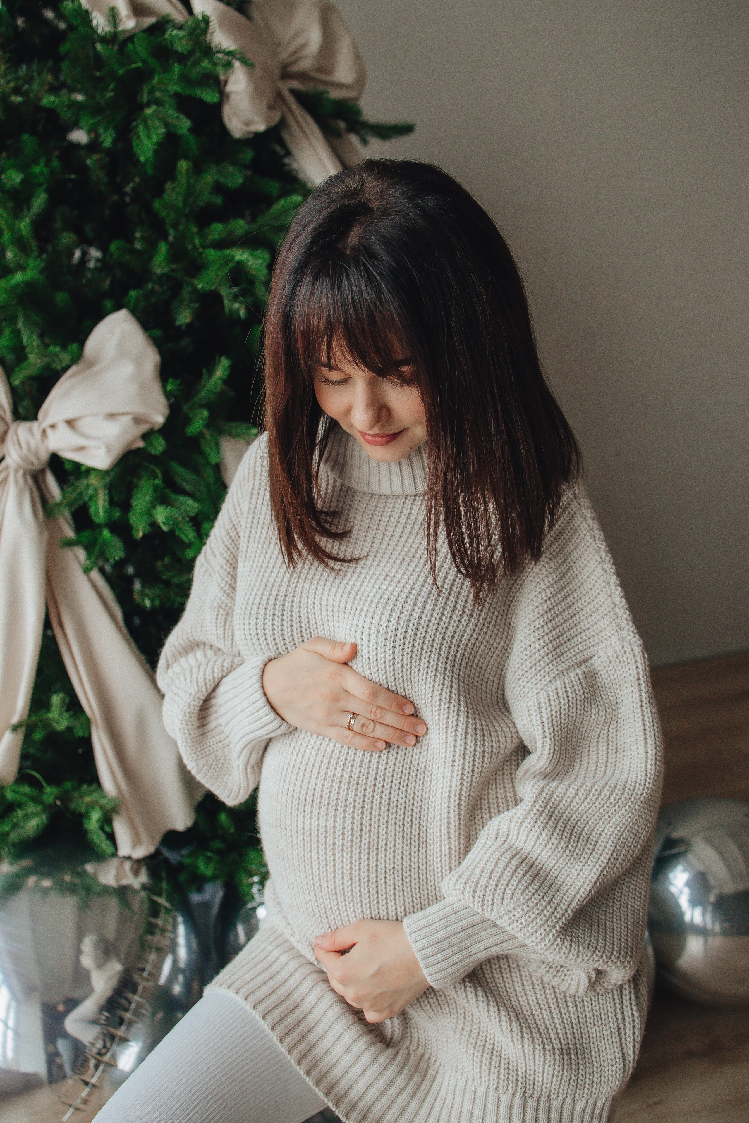В ожидании сестренки перед Новым годом. Фотограф Новосибирск