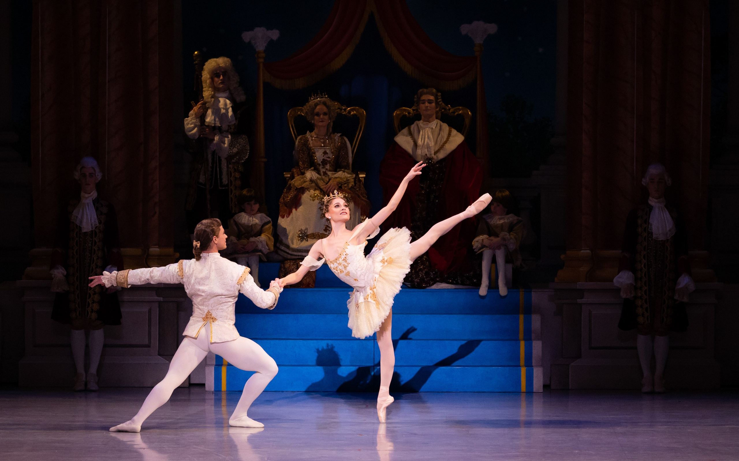 Amy Potter & Brian Waldrep. THE SLEEPING BEAUTY By  Adam Sklute, 2023, Ballet West.