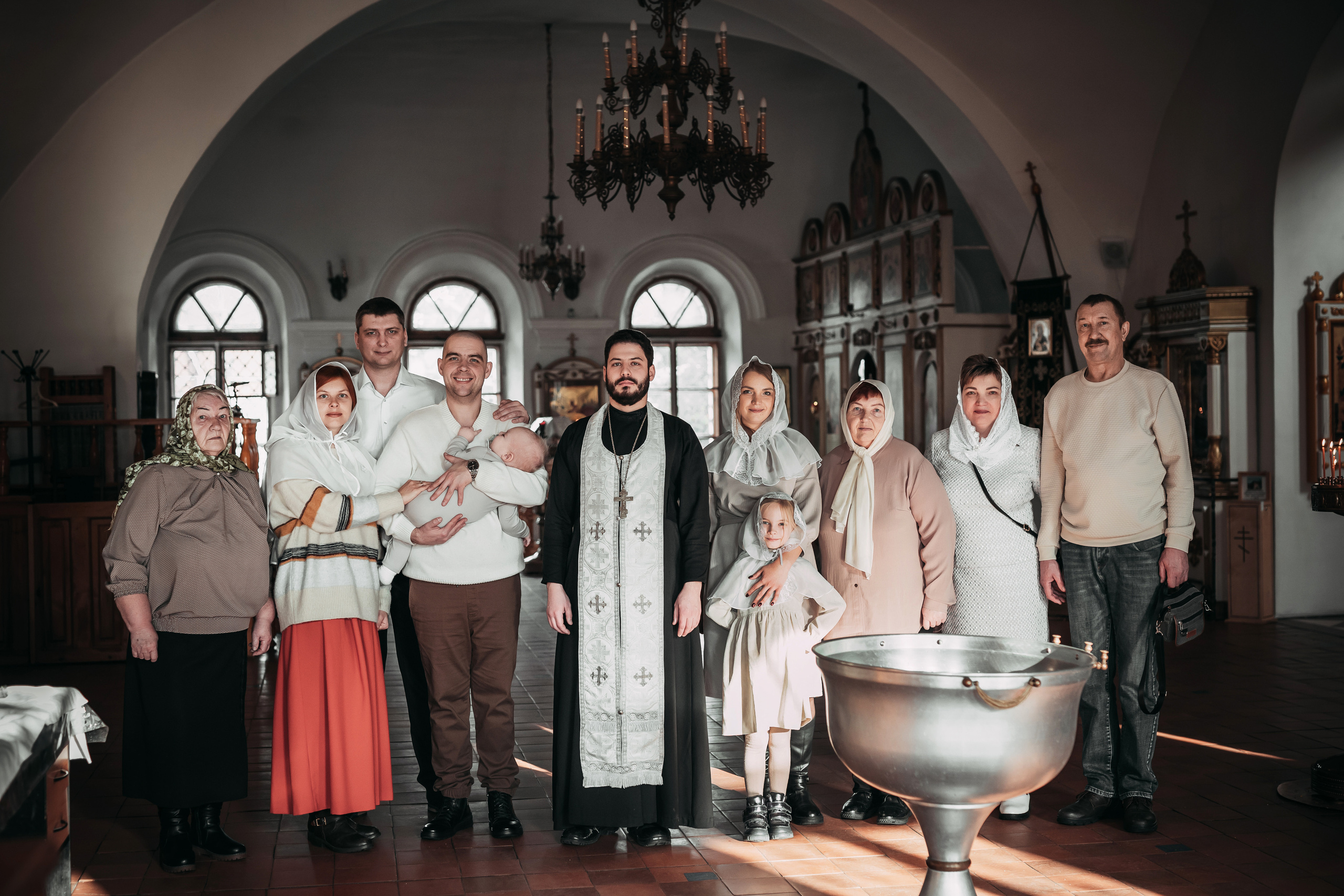 Крещение Максима. Алёна Хомич. Свадебный и семейный фотограф Коломна, Москва