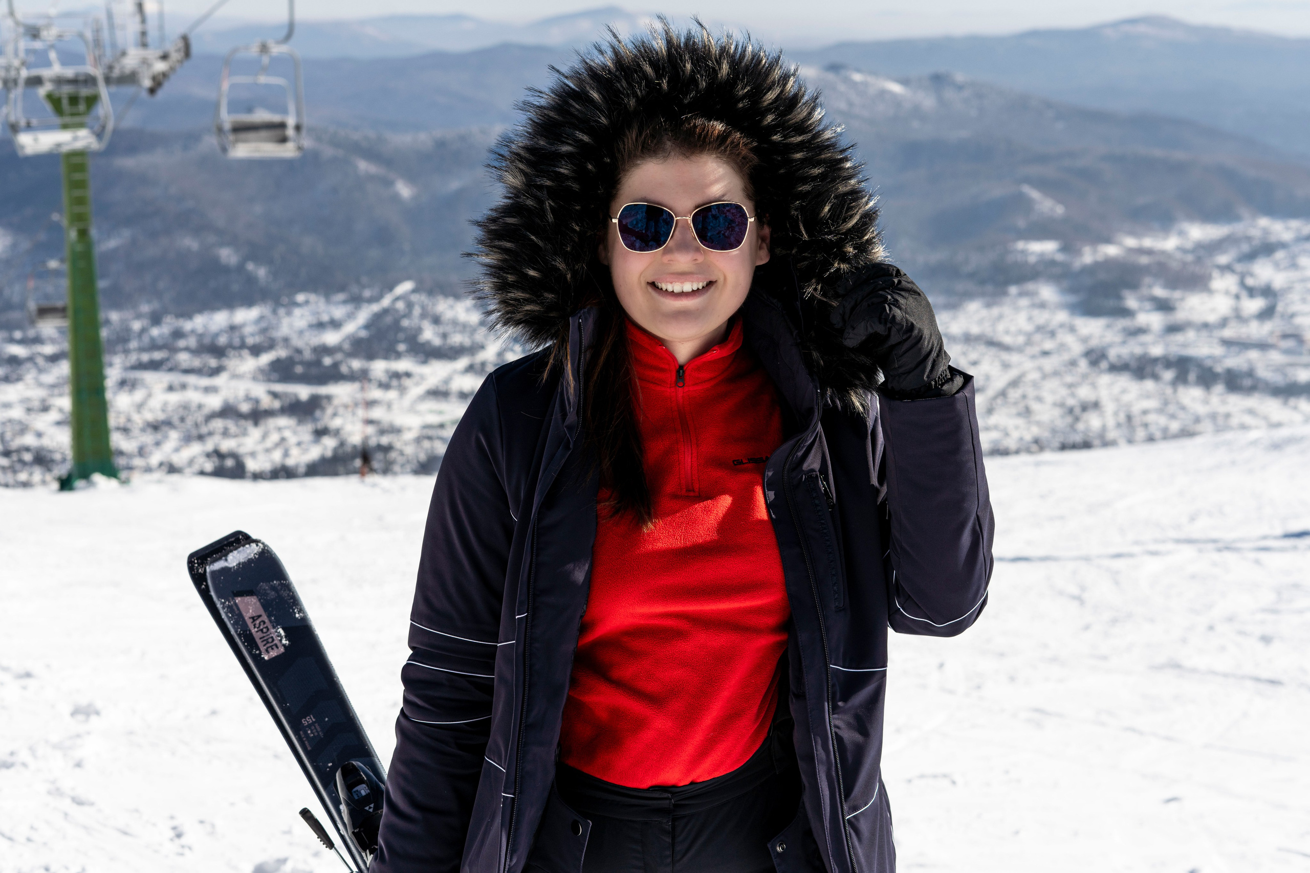 Фотосессия на вершине. Анастасия Паршукова — фотограф Шерегеш Новосибирск