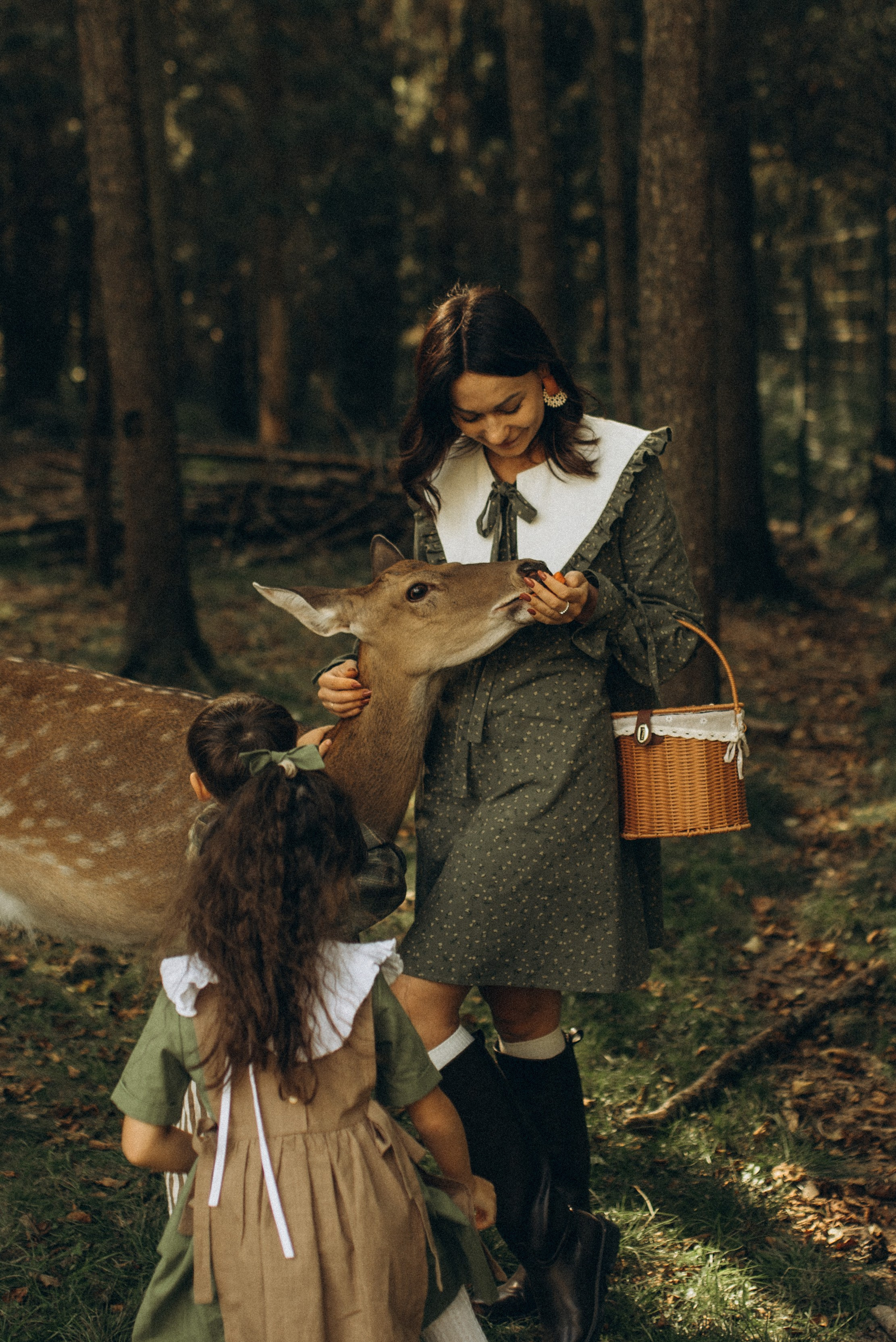 Прогулка к оленям. Семейный фотограф в Москве Екатерина Север